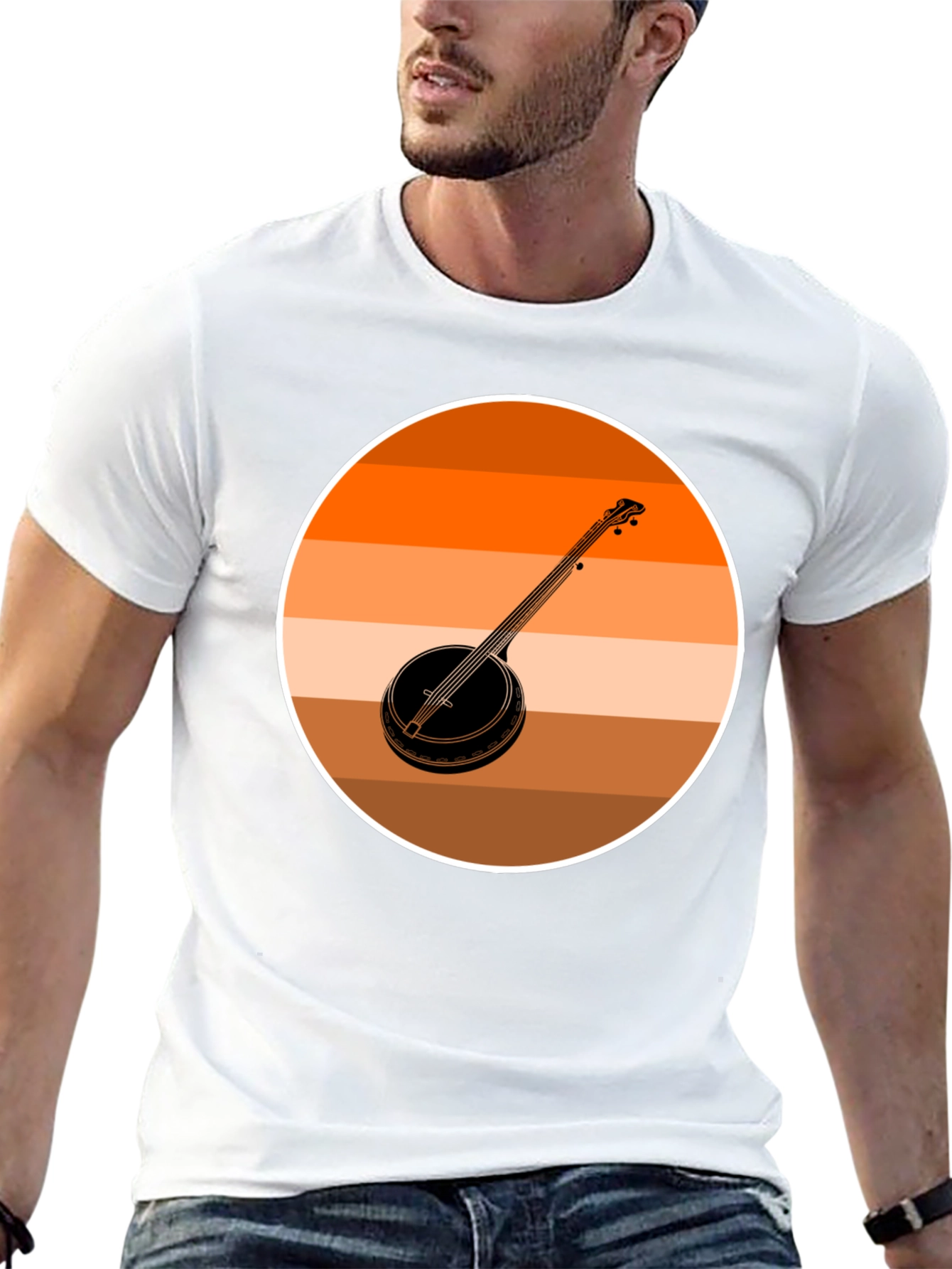 Banjo Sunset Graphic Tee