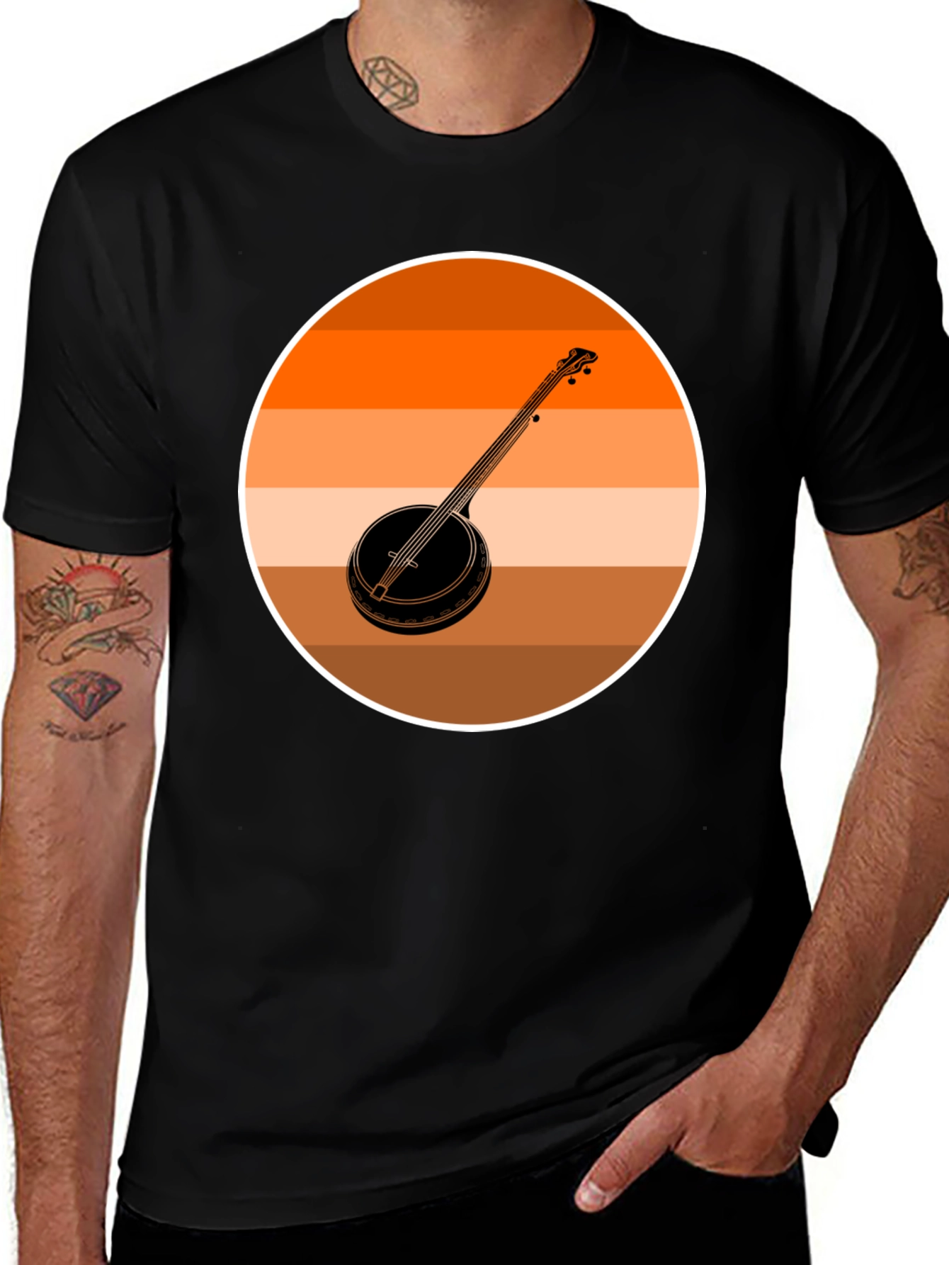 Banjo Sunset Graphic Tee