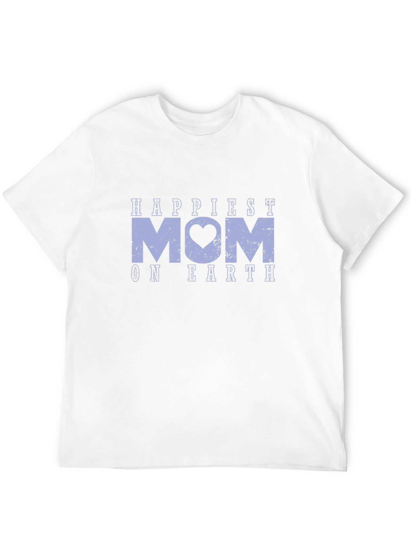Happiest Mom On Earth Black Graphic T-Shirt
