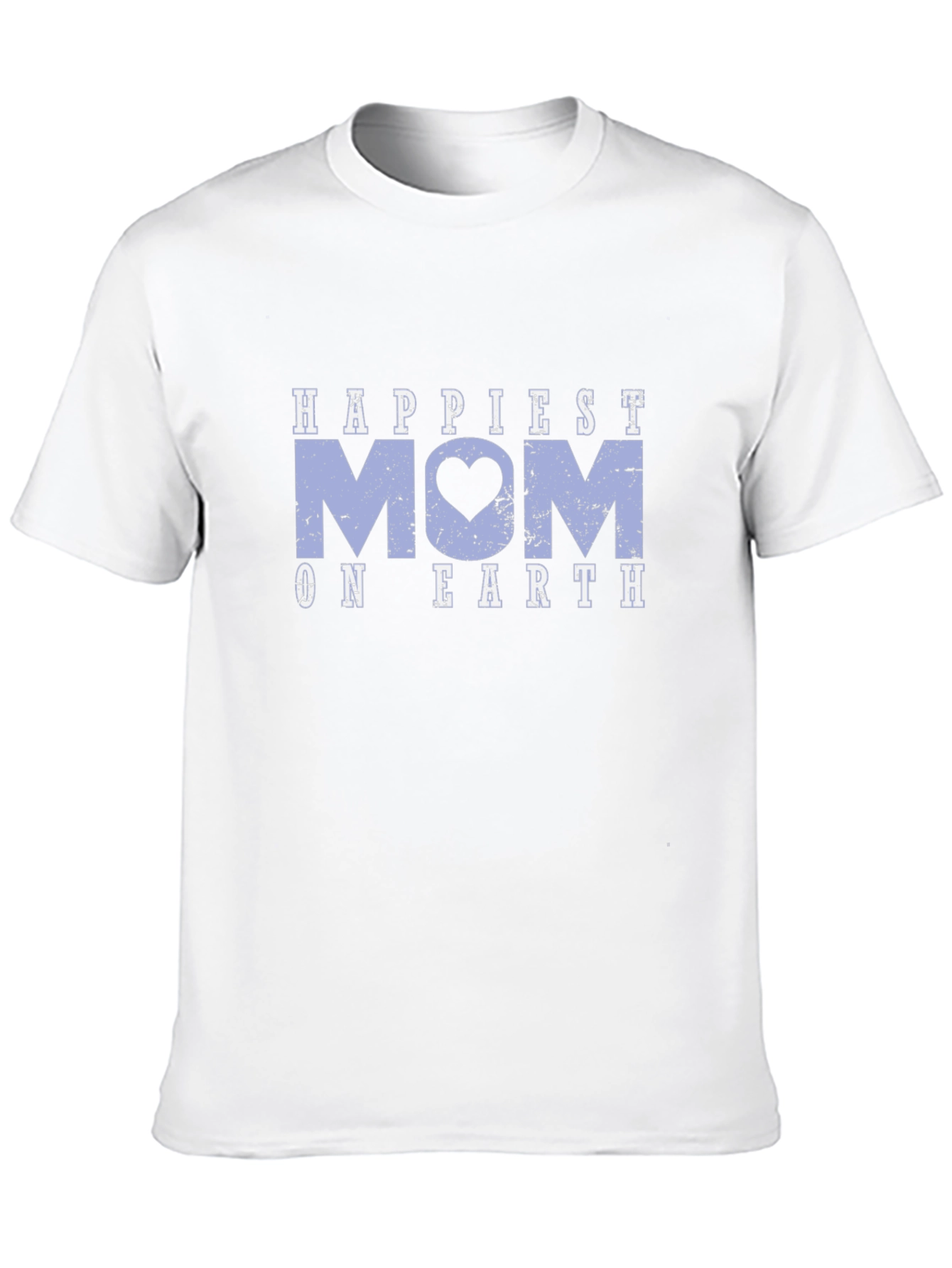 Happiest Mom On Earth Black Graphic T-Shirt