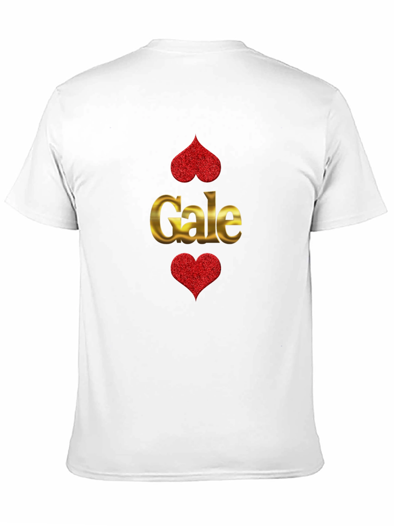 Gale Hearts Black T-Shirt - Unique Design