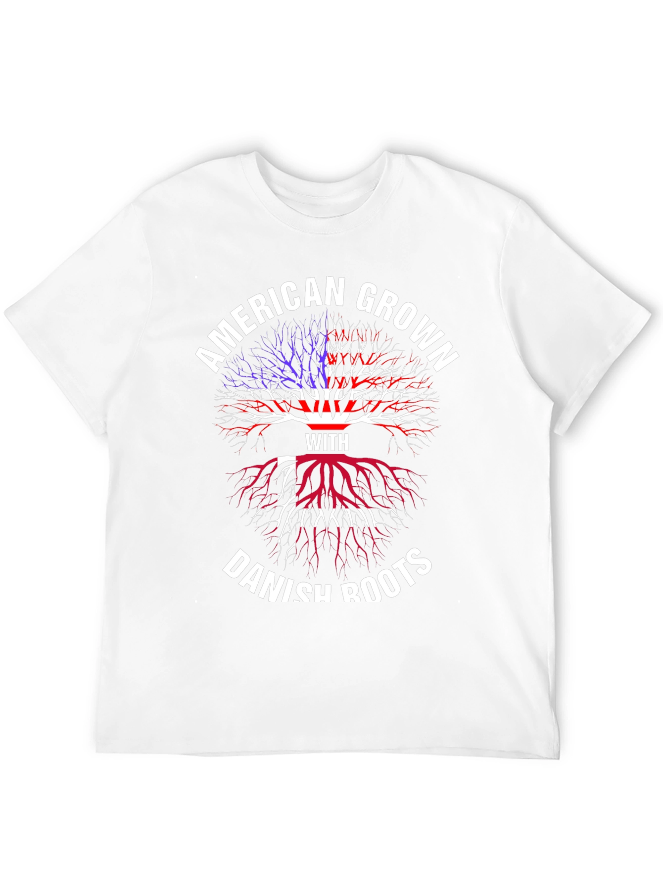 American Grown with Danish Roots Graphic Tee