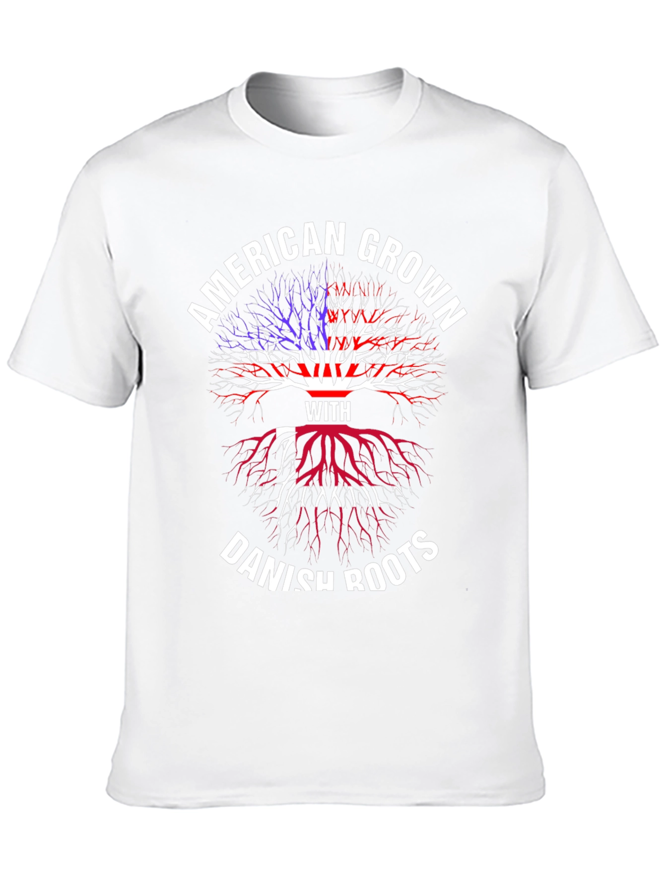 American Grown with Danish Roots Graphic Tee