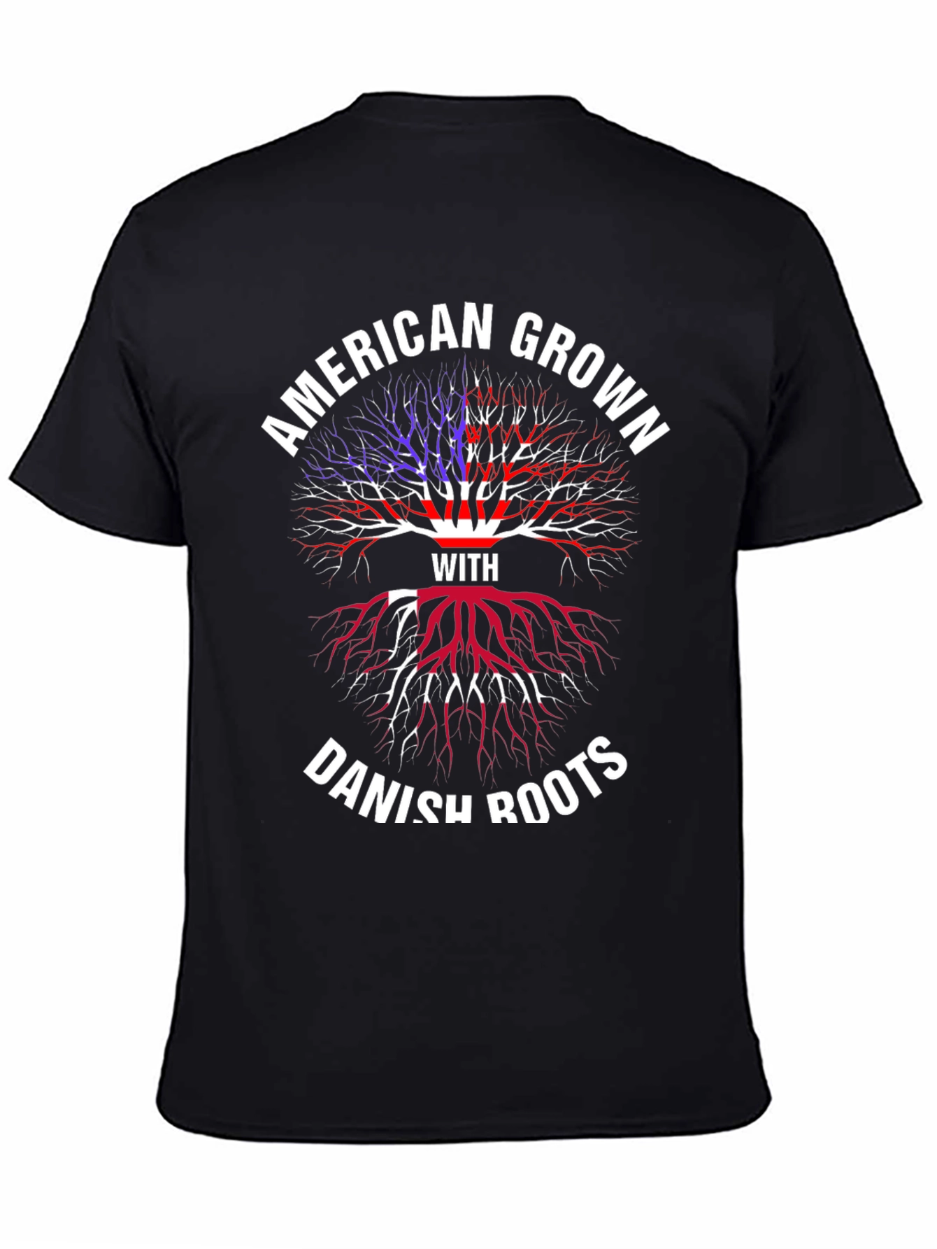 American Grown with Danish Roots Graphic Tee