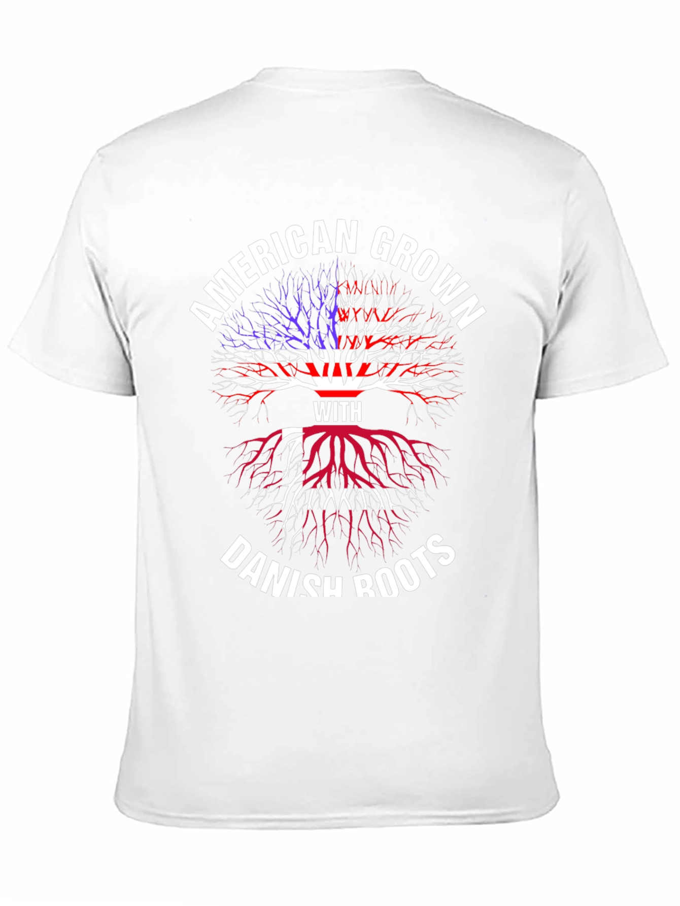 American Grown with Danish Roots Graphic Tee