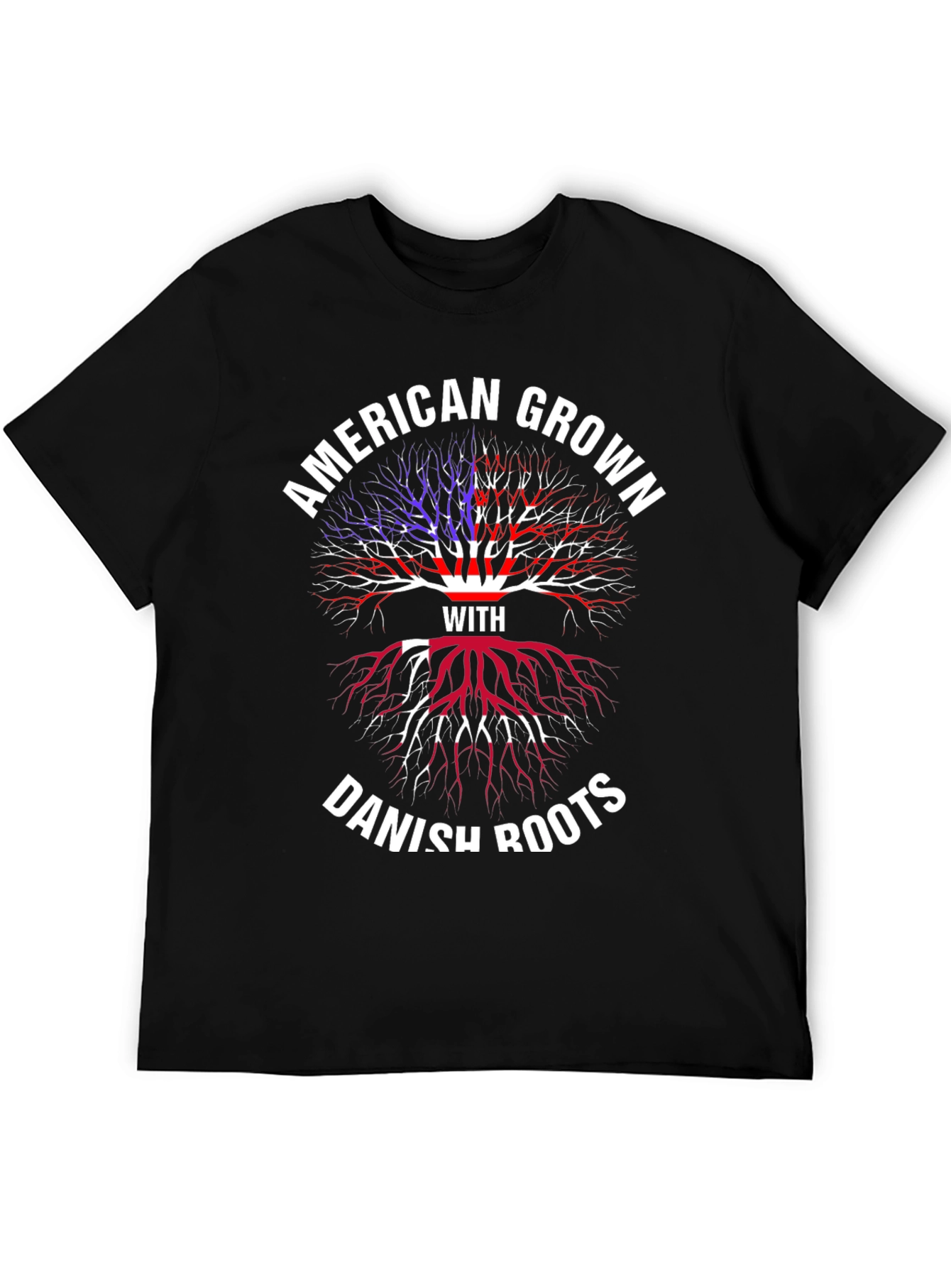American Grown with Danish Roots Graphic Tee