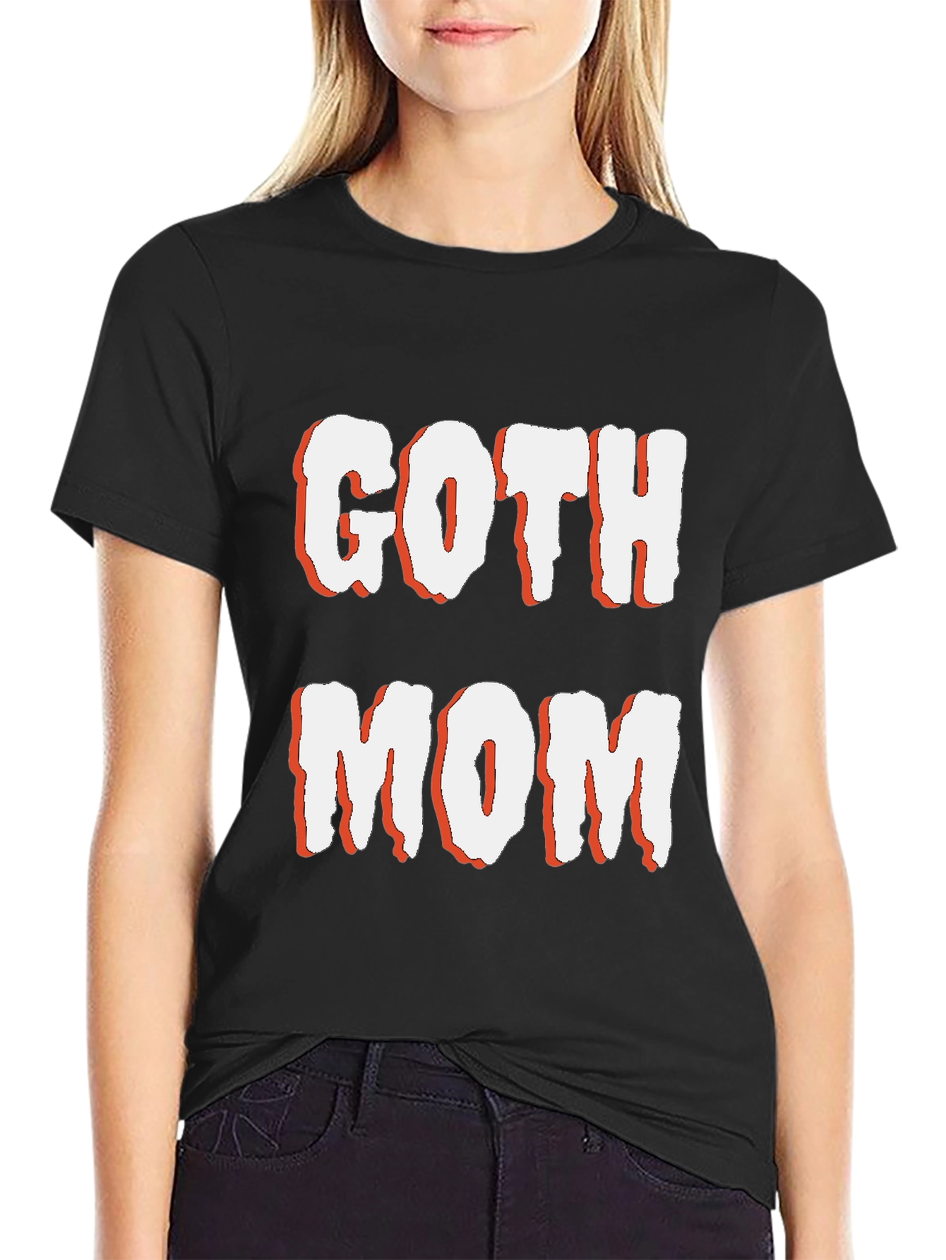 Goth Mom Graphic Tee - Black T-Shirt
