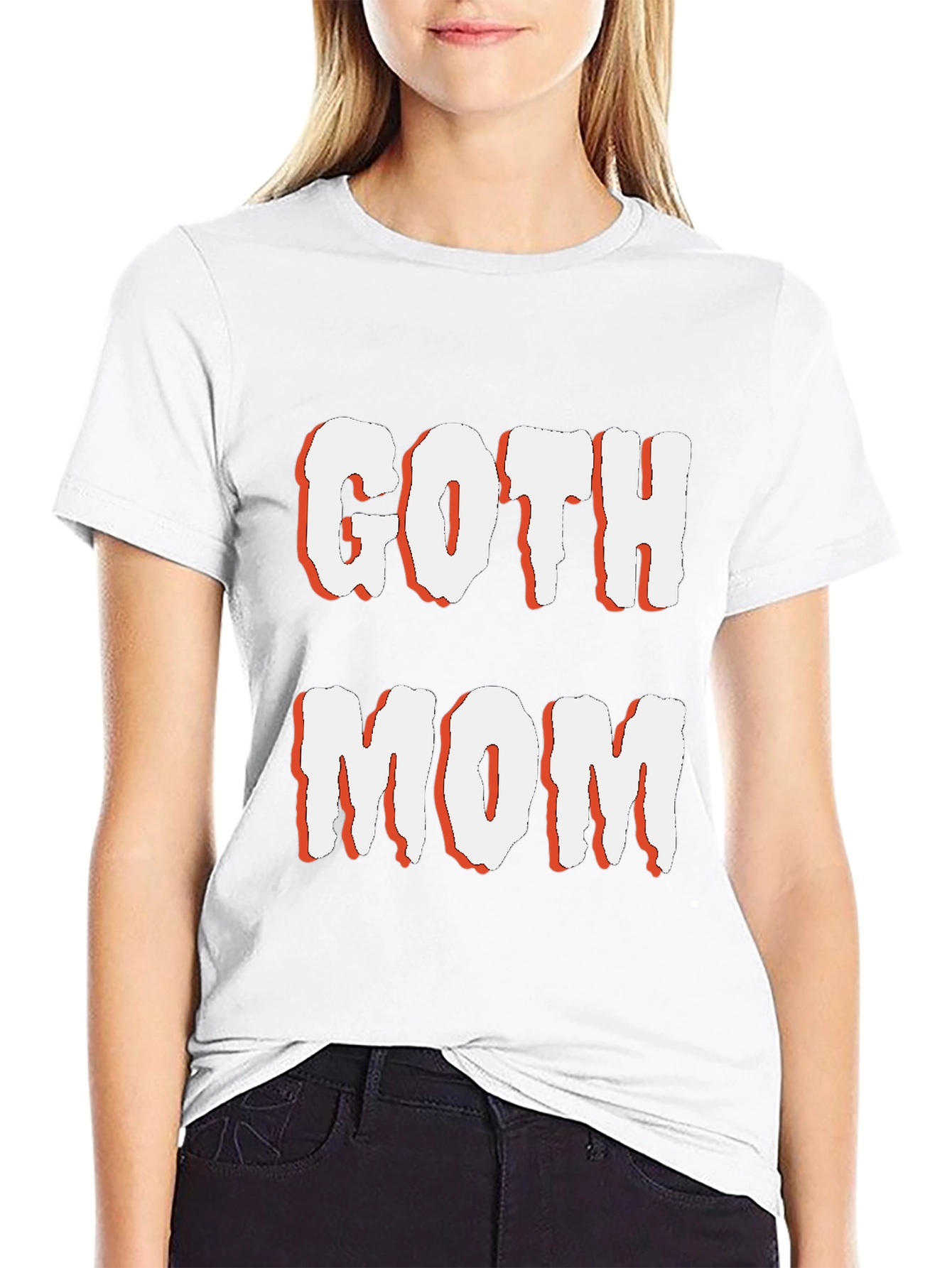 Goth Mom Graphic Tee - Black T-Shirt