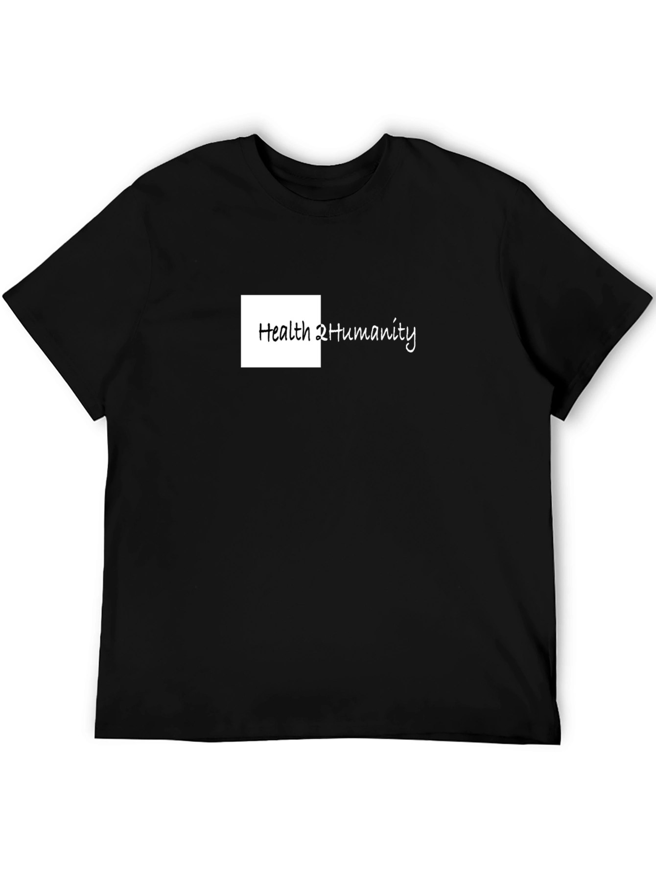Health & Humanity Graphic Black T-Shirt