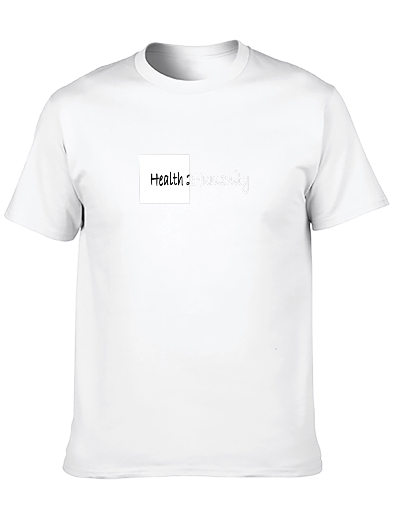 Health & Humanity Graphic Black T-Shirt