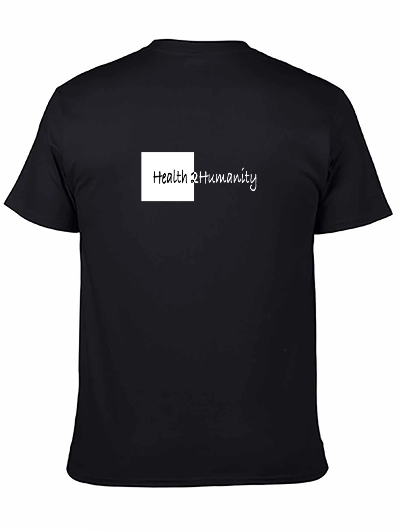Health & Humanity Graphic Black T-Shirt