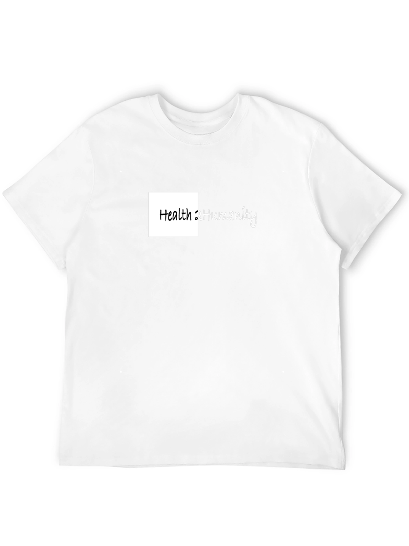Health & Humanity Graphic Black T-Shirt