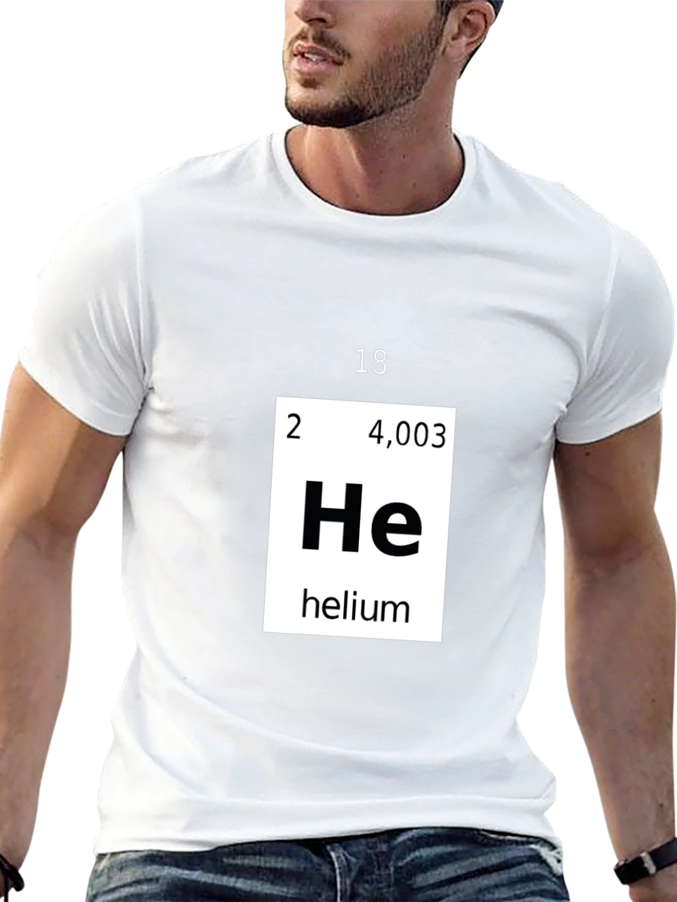 Helium Periodic Table T-Shirt Chemistry Tee