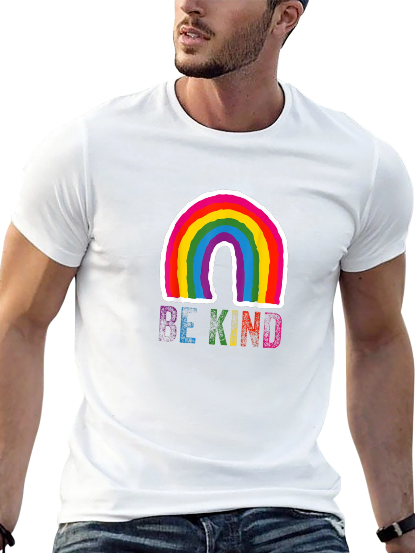 Rainbow Be Kind Graphic Tee