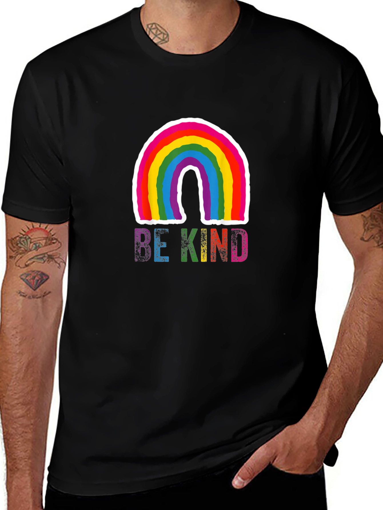 Rainbow Be Kind Graphic Tee
