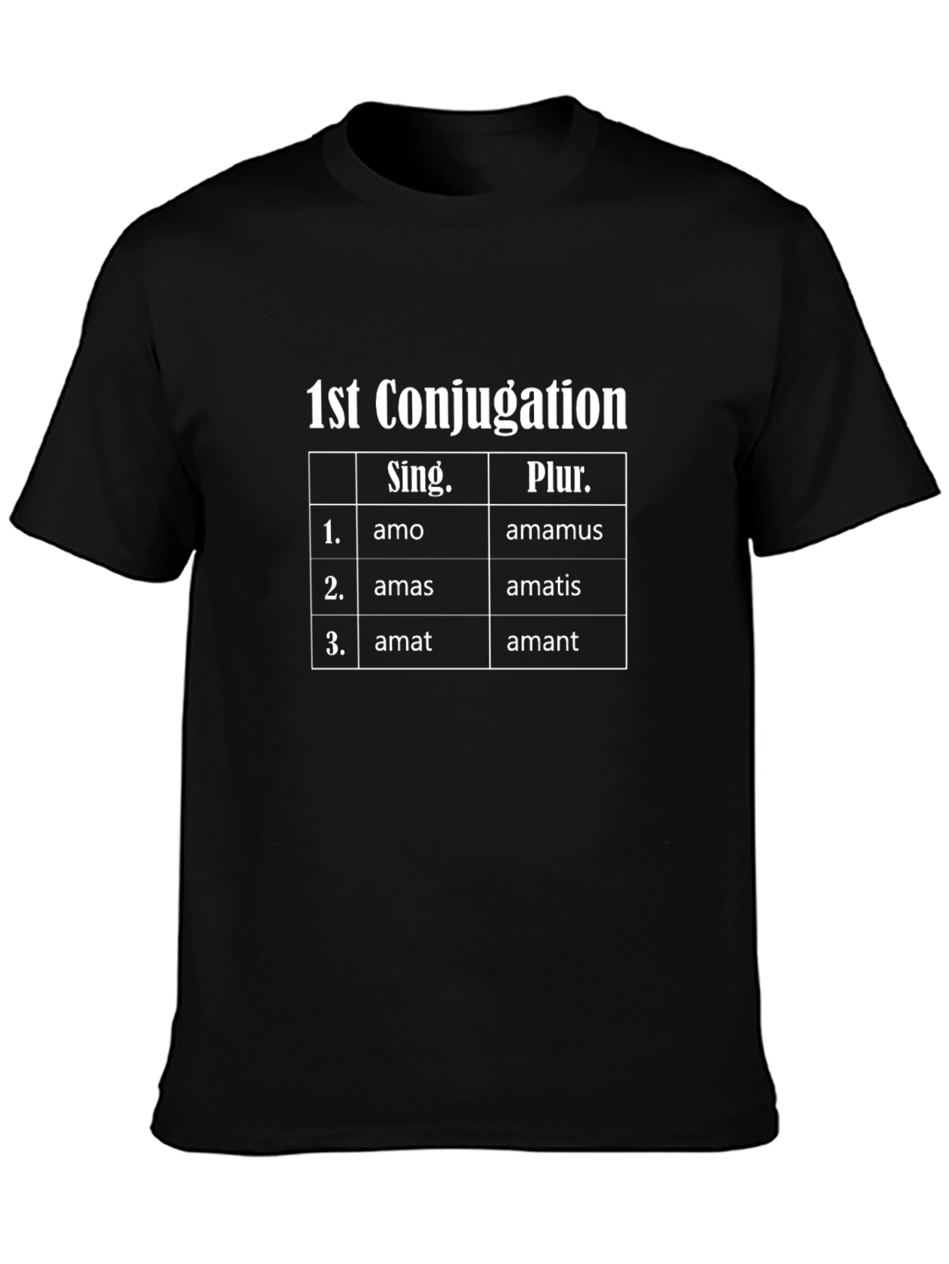 1st Conjugation Latin T-Shirt