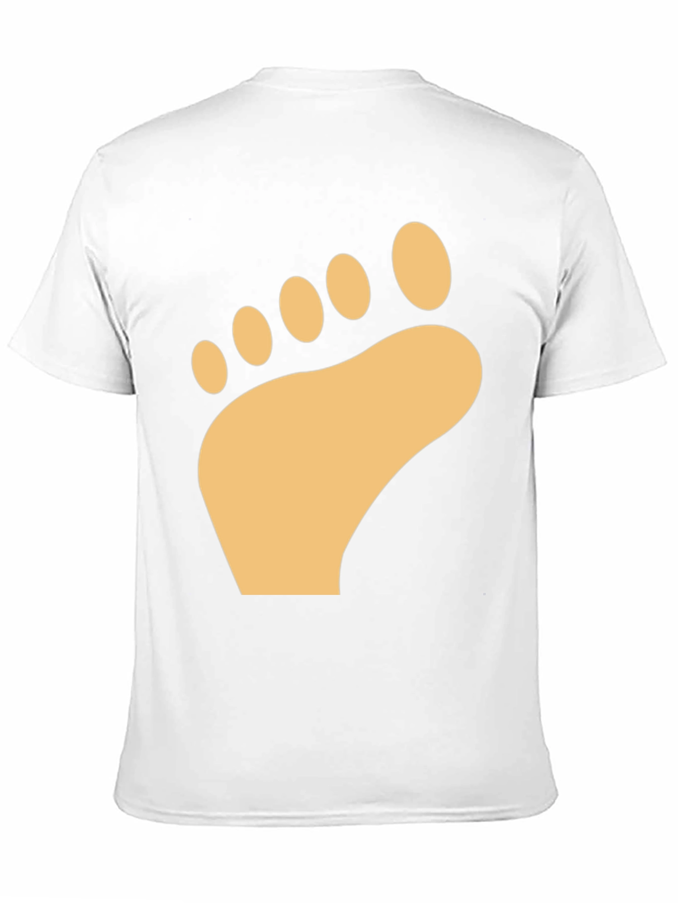 Barefoot Print T-Shirt - Soft Cotton Comfort