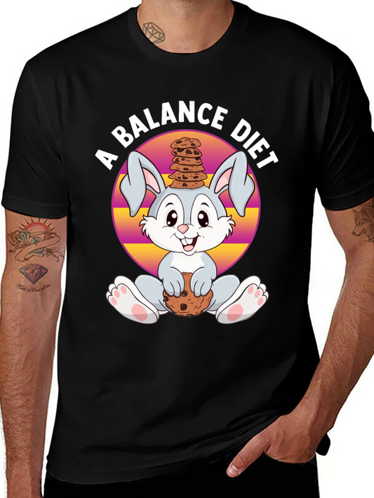 Balance Diet Rabbit T-Shirt