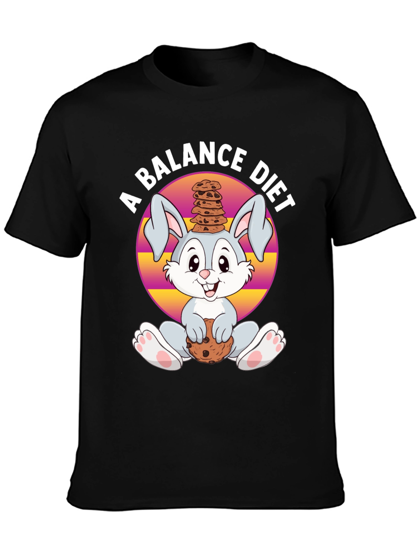 Balance Diet Rabbit T-Shirt