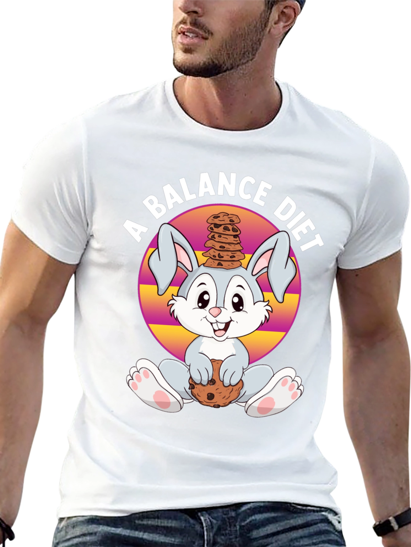 Balance Diet Rabbit T-Shirt