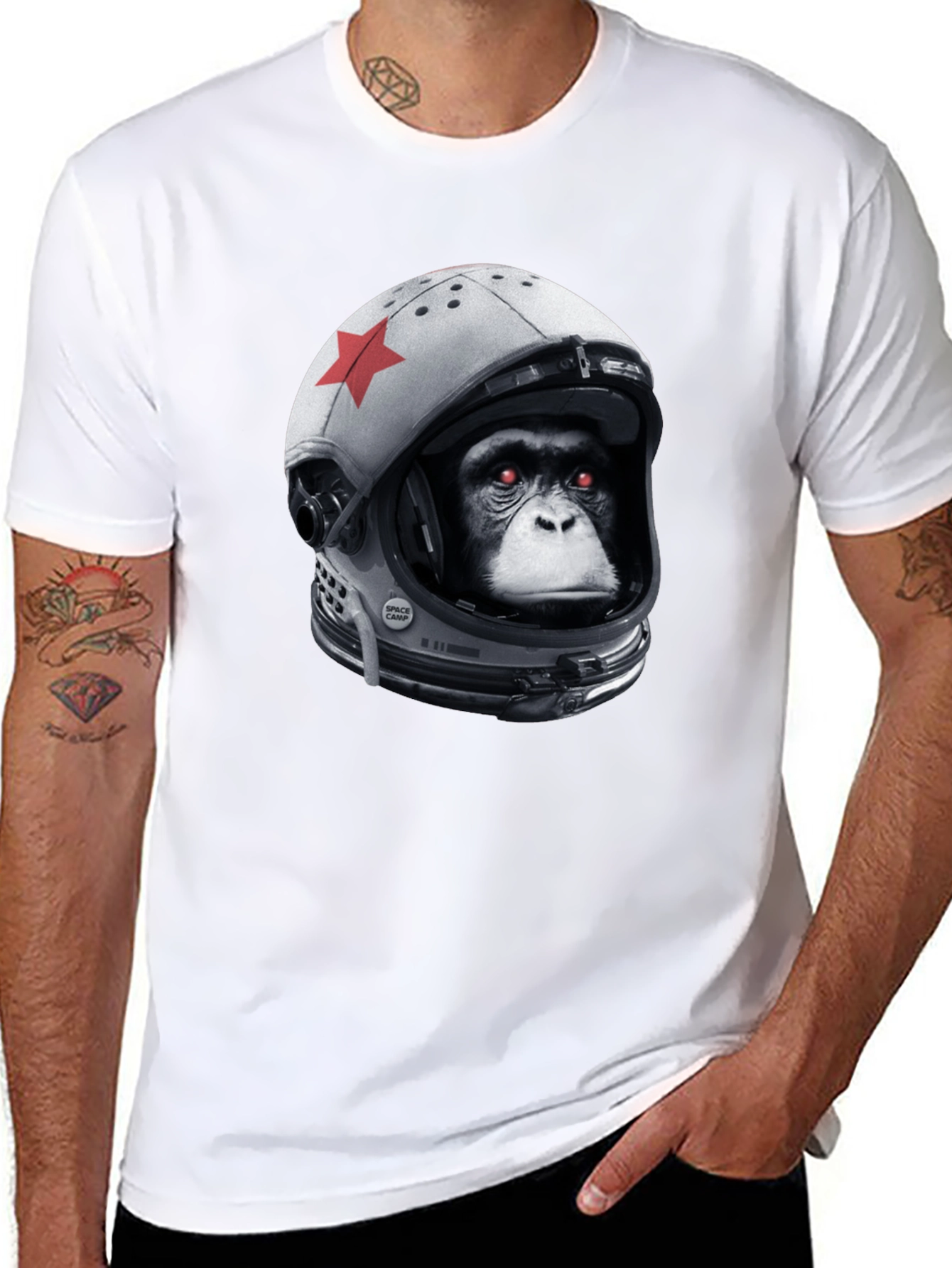 Ape Astronaut Graphic T-Shirt