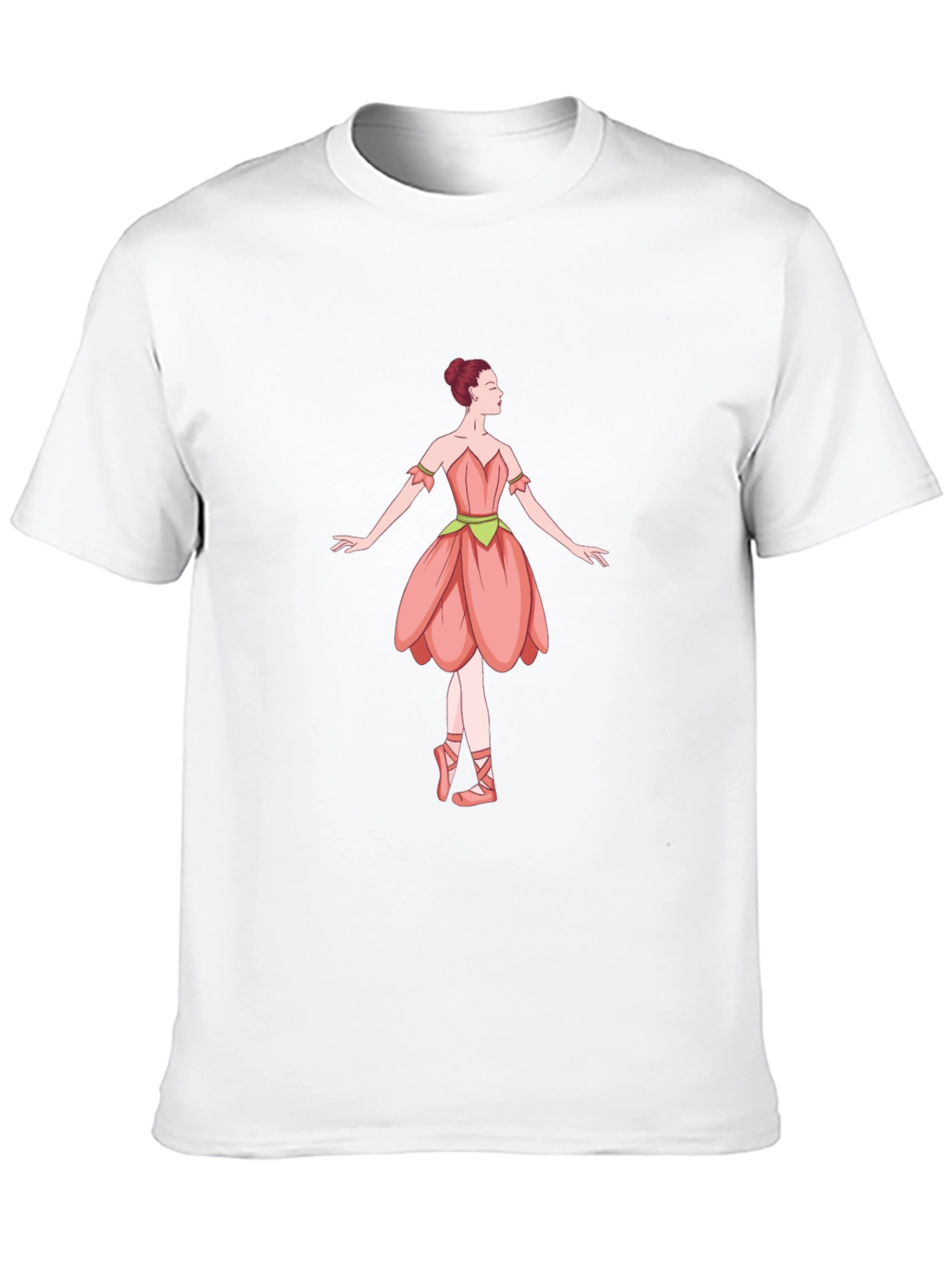 Ballerina Graphic T-Shirt - Black