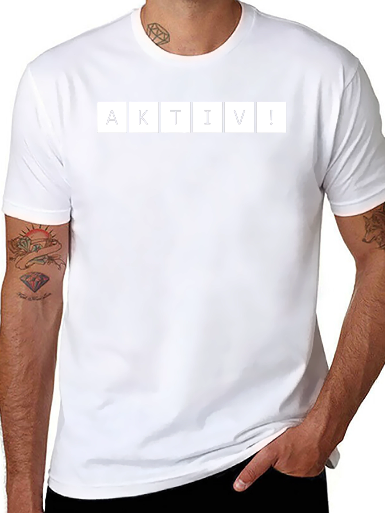 Aktiv! Black Graphic Tee