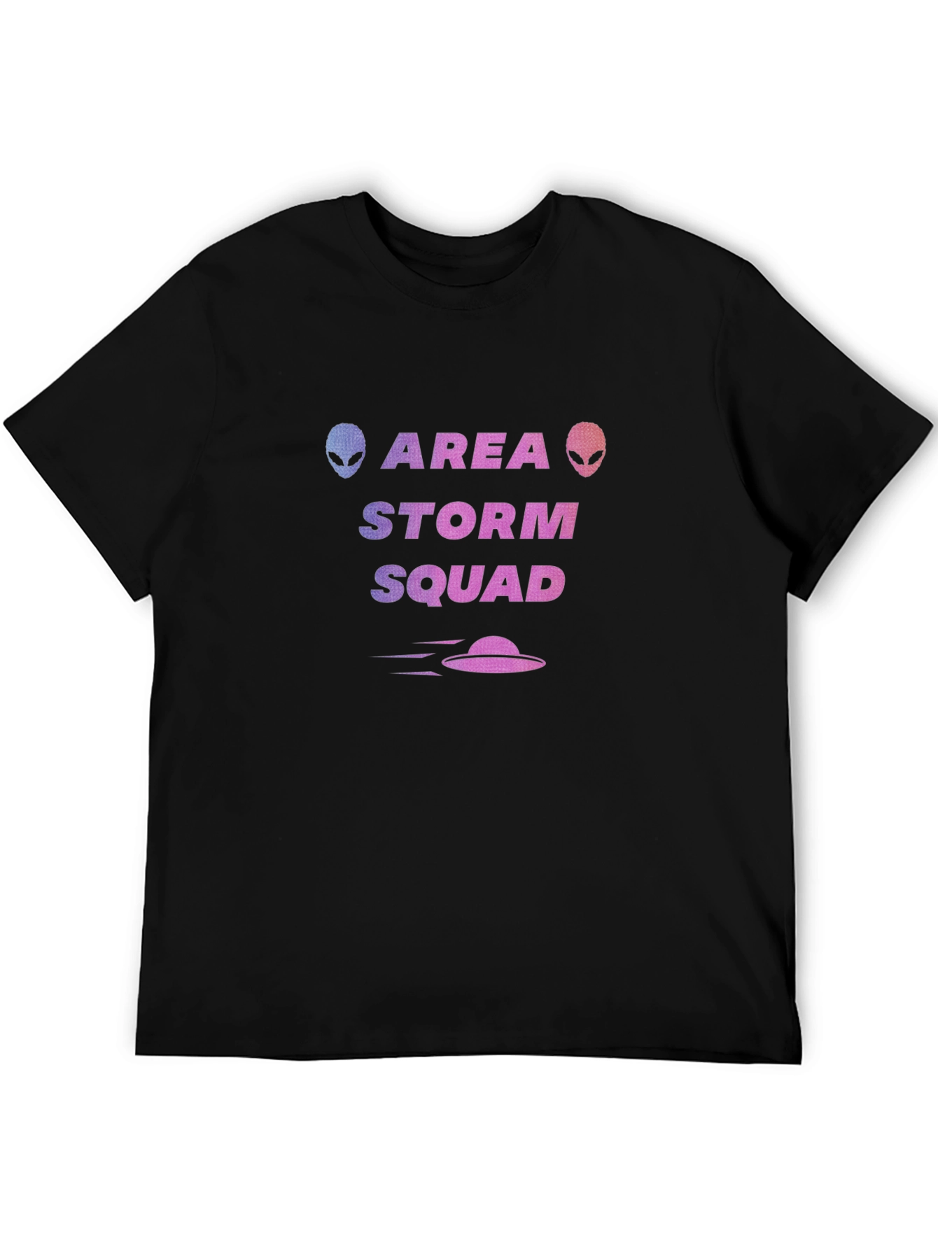 Area Storm Squad Alien Graphic Black T-Shirt