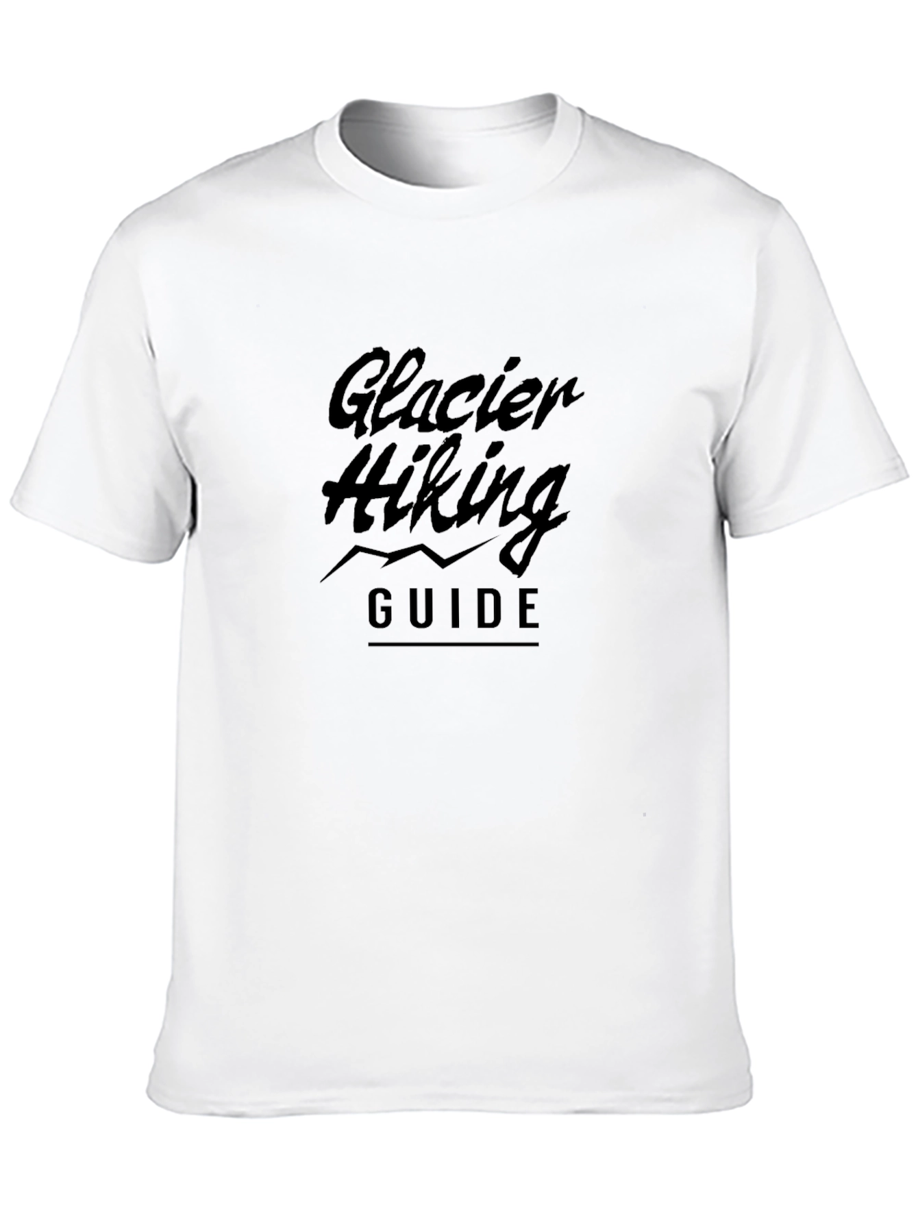Glacier Hiking Guide Black T-Shirt