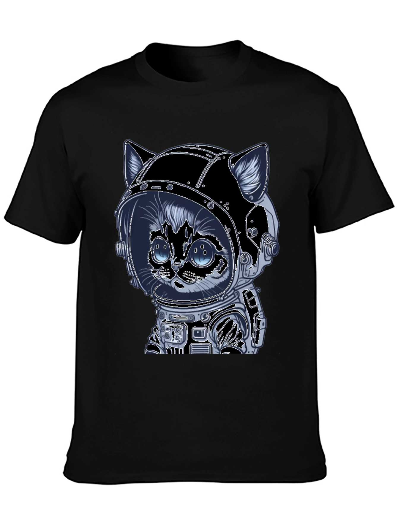 Astronaut Cat T-Shirt - Space Explorer Kitten Tee