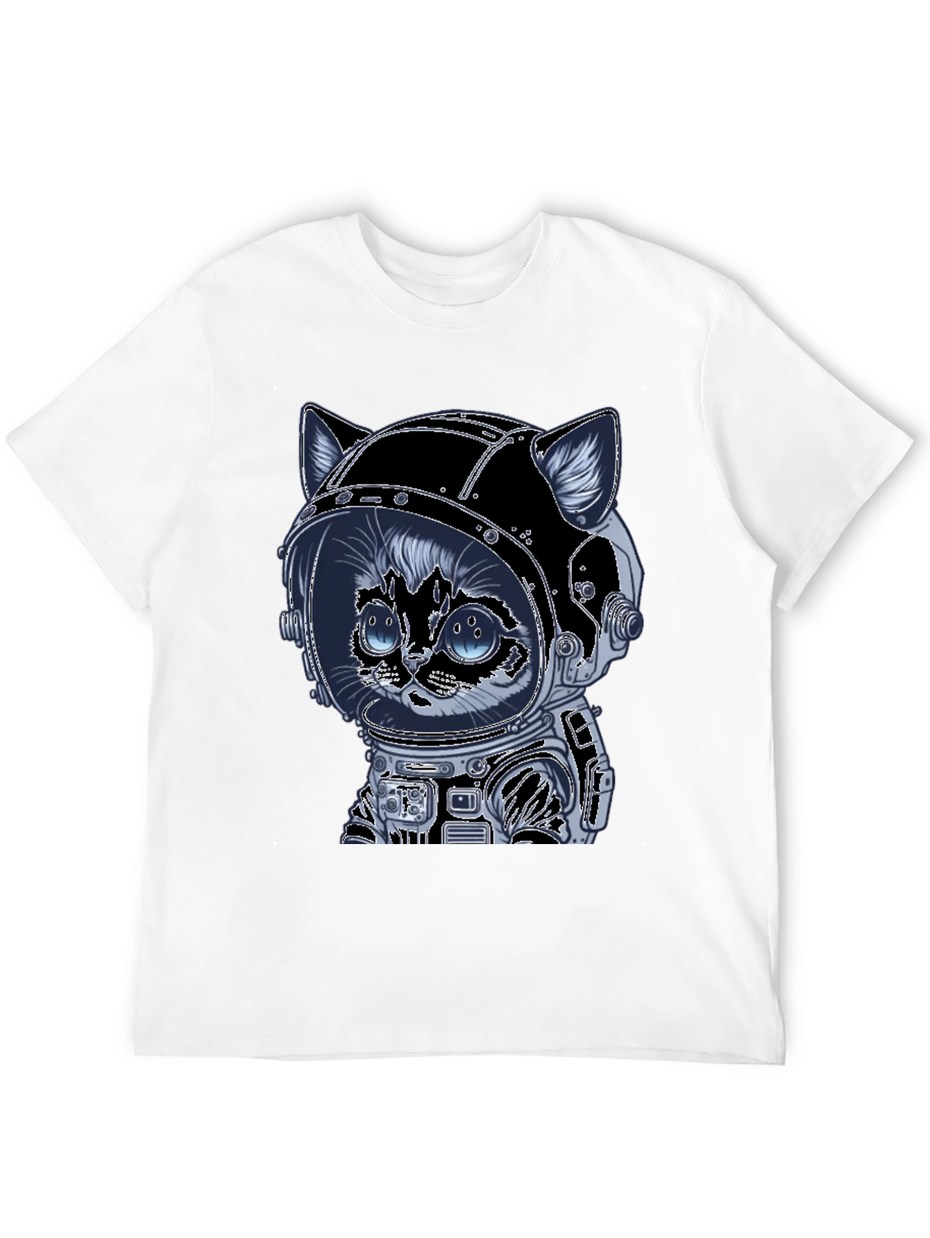 Astronaut Cat T-Shirt - Space Explorer Kitten Tee