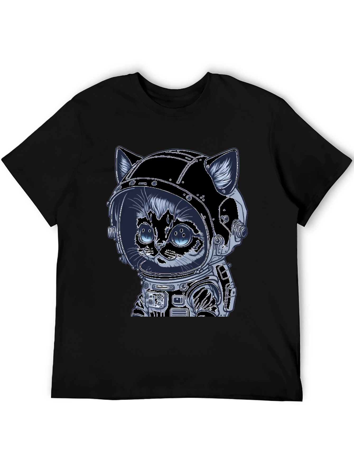 Astronaut Cat T-Shirt - Space Explorer Kitten Tee