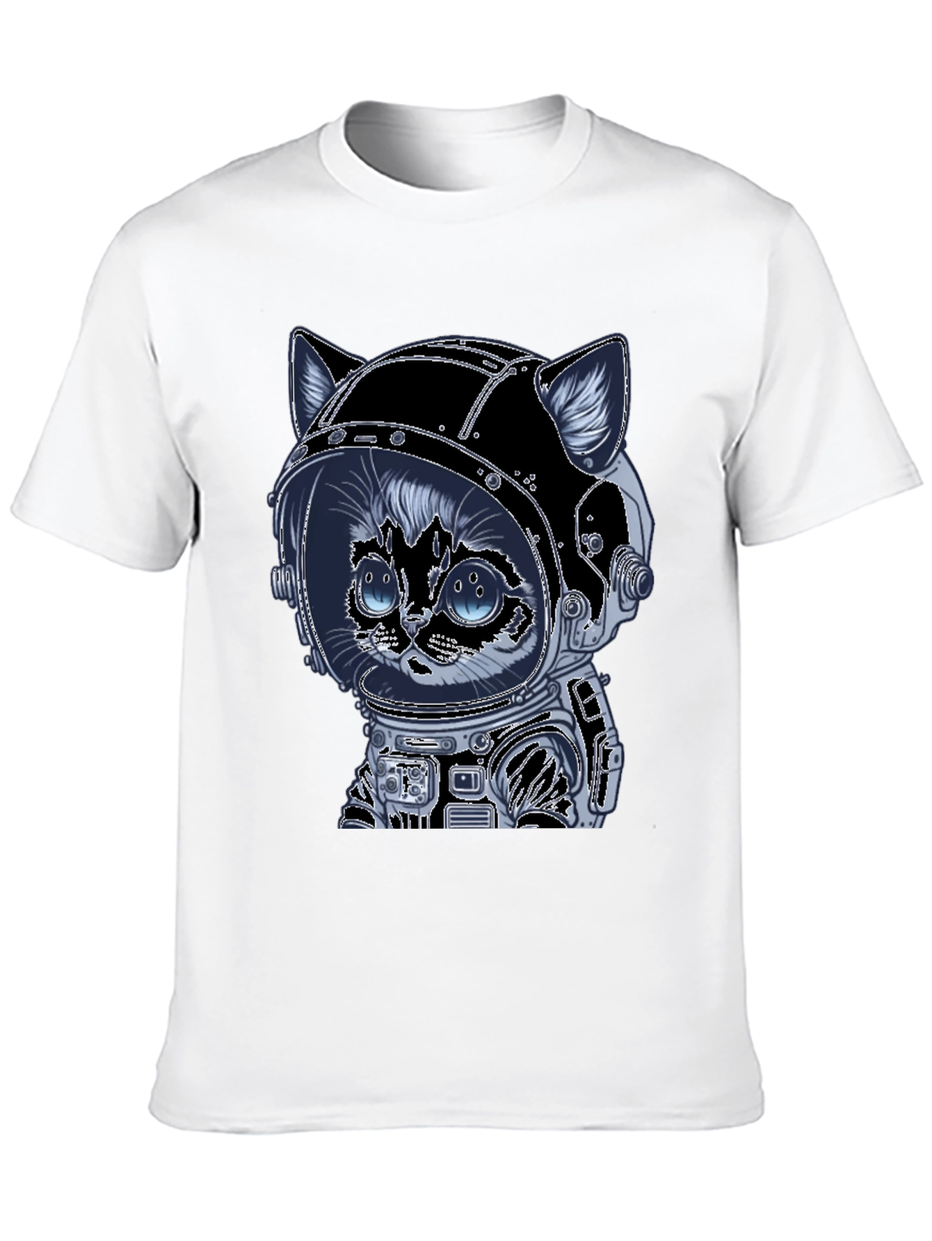 Astronaut Cat T-Shirt - Space Explorer Kitten Tee