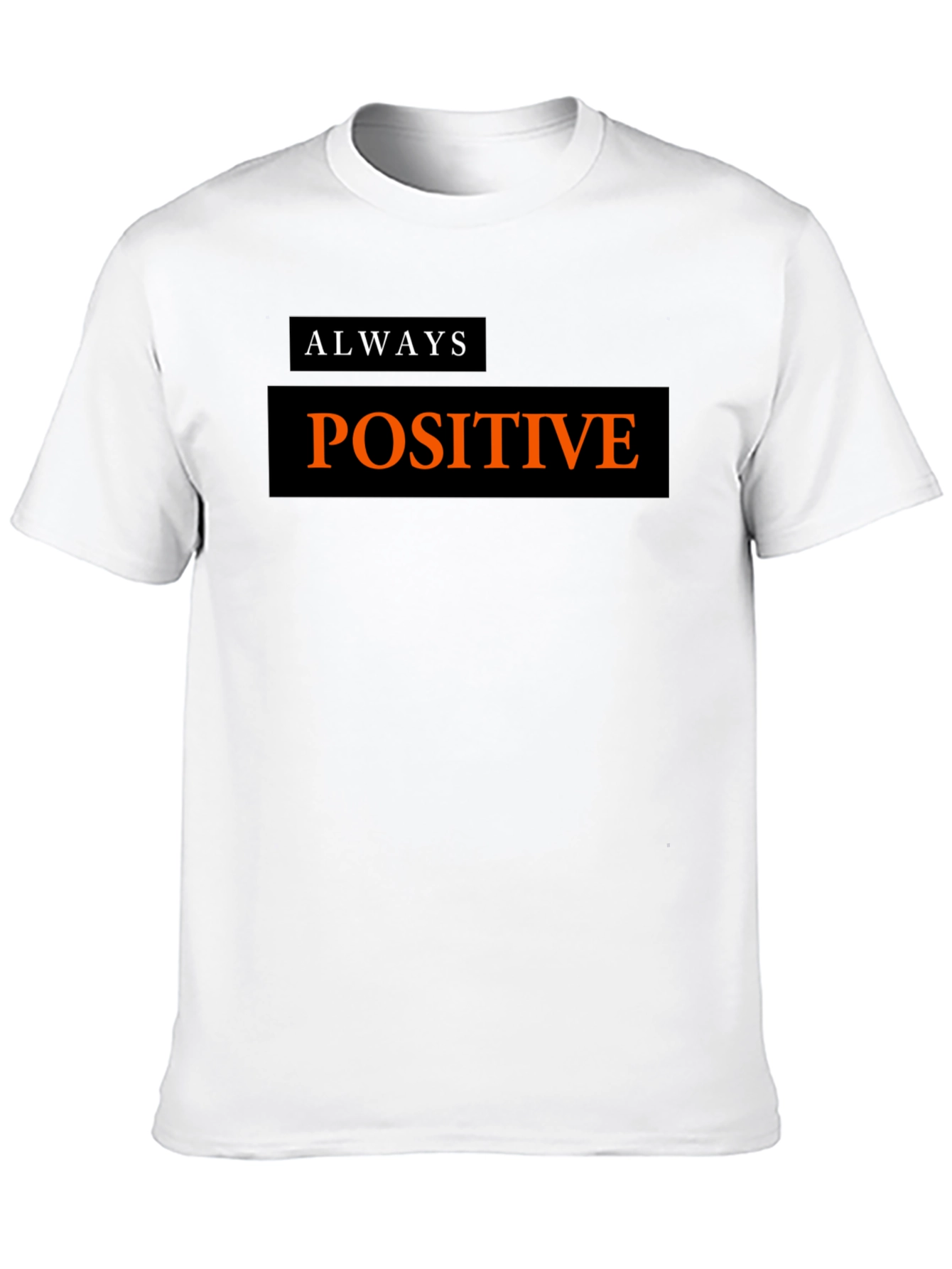 Always Positive Graphic T-Shirt - Black