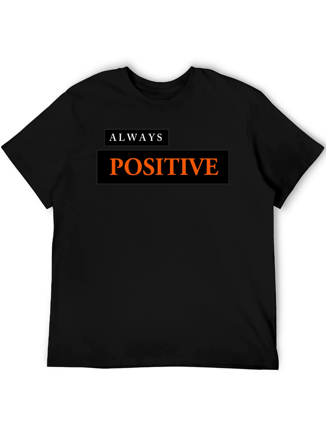 Always Positive Graphic T-Shirt - Black