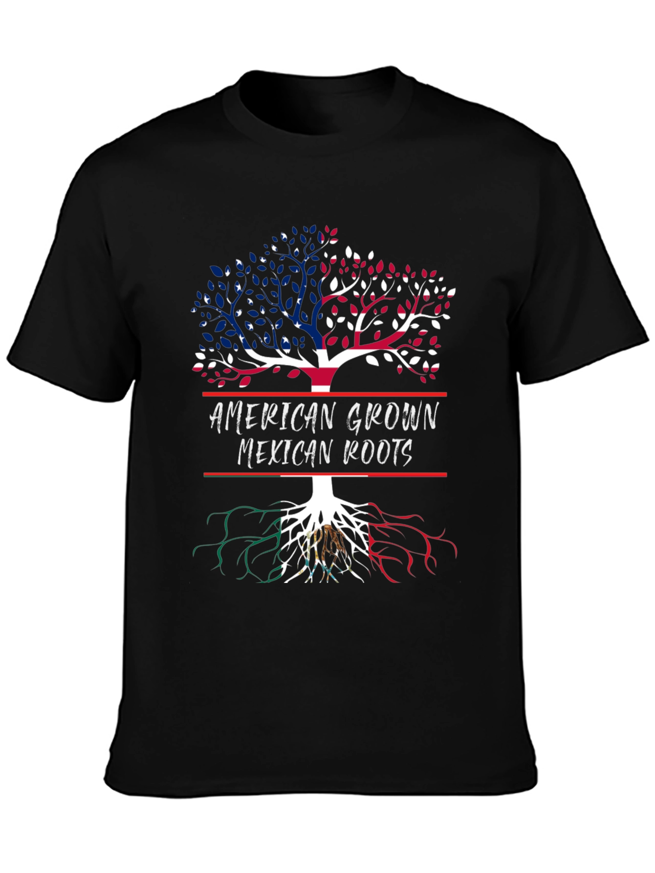 American Grown Mexican Roots T-Shirt