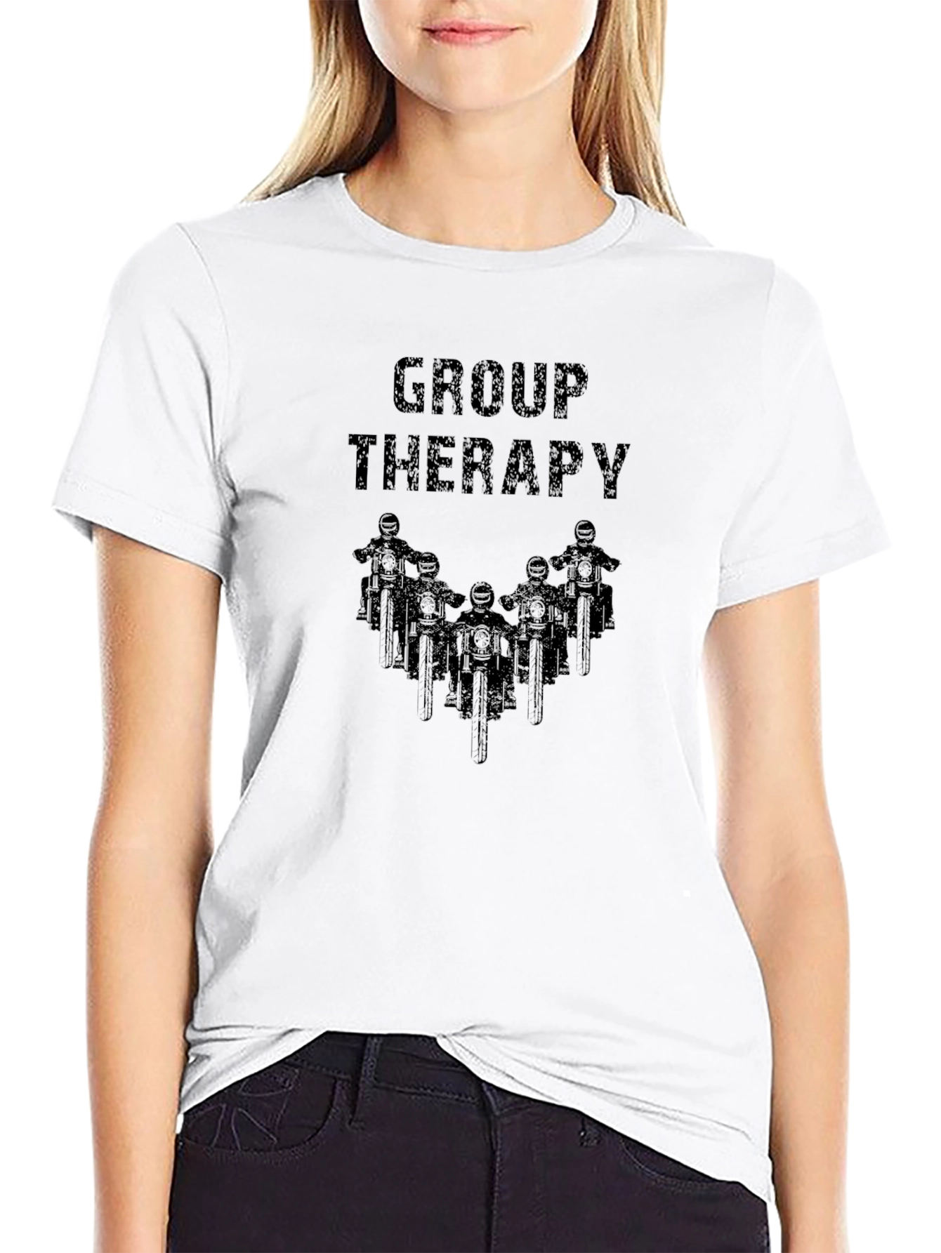 Group Therapy Motorcycle T-Shirt