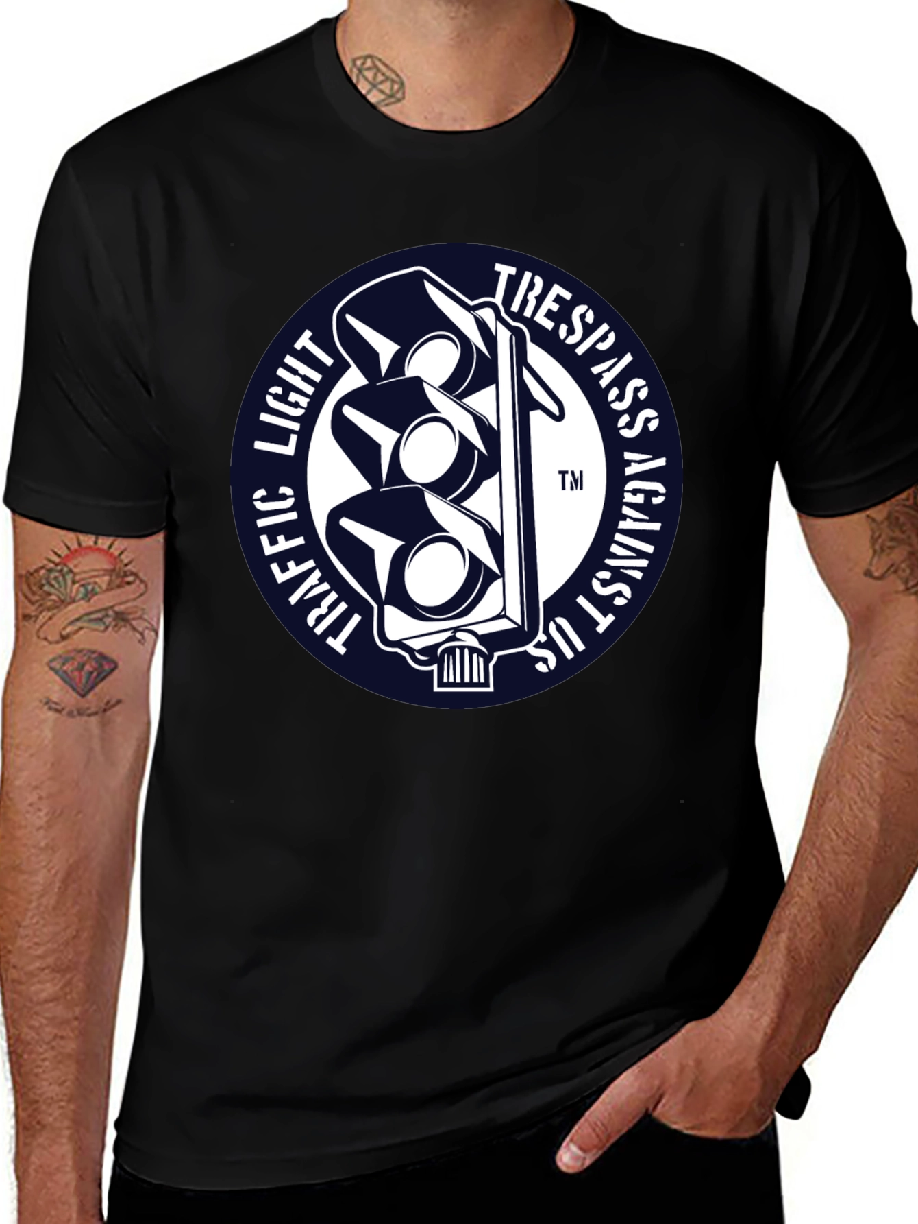 Traffic Light Against Us T-Shirt