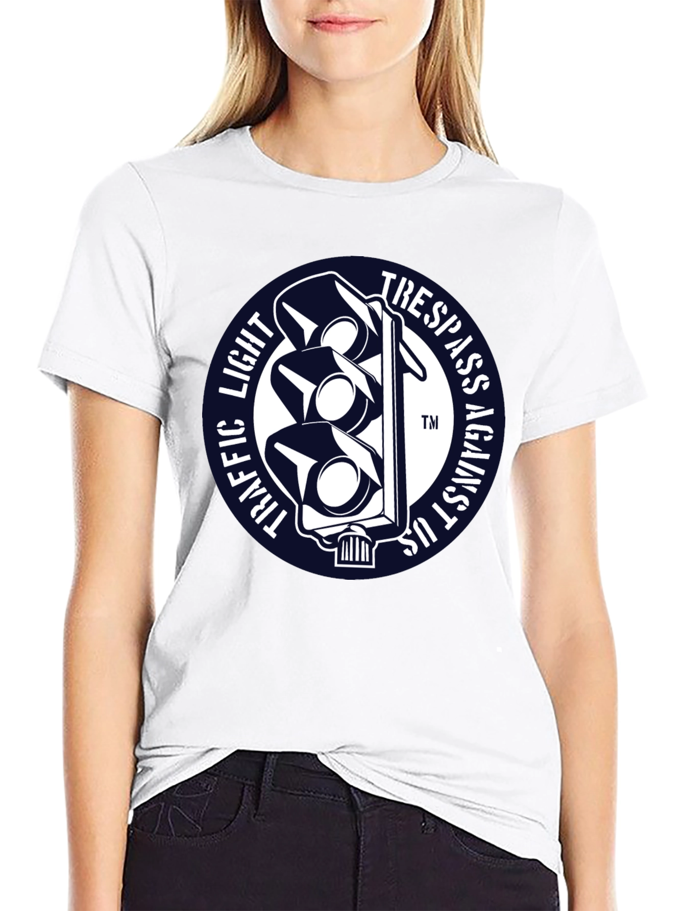 Traffic Light Against Us T-Shirt