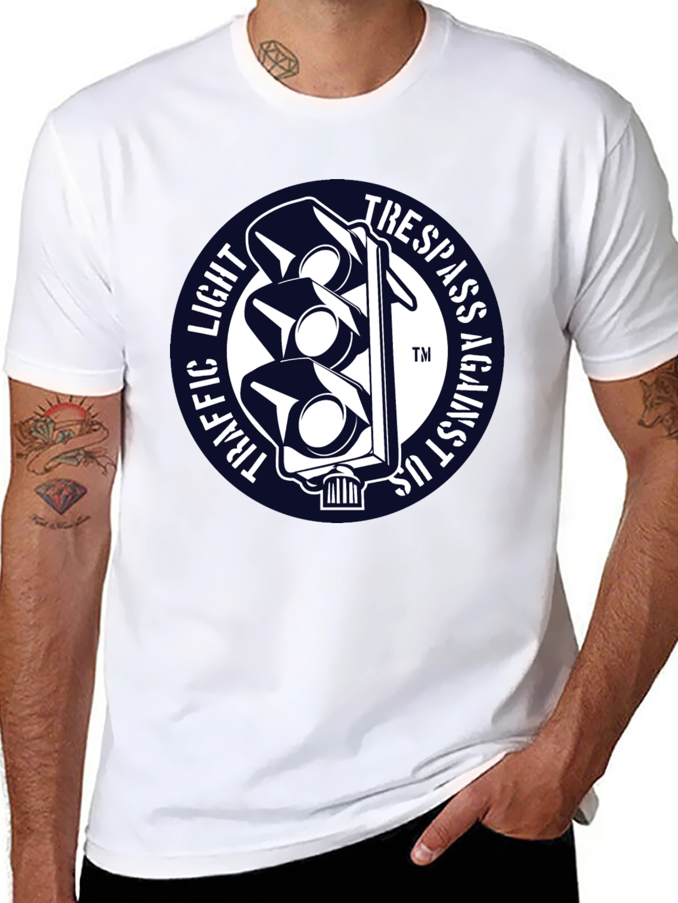 Traffic Light Against Us T-Shirt