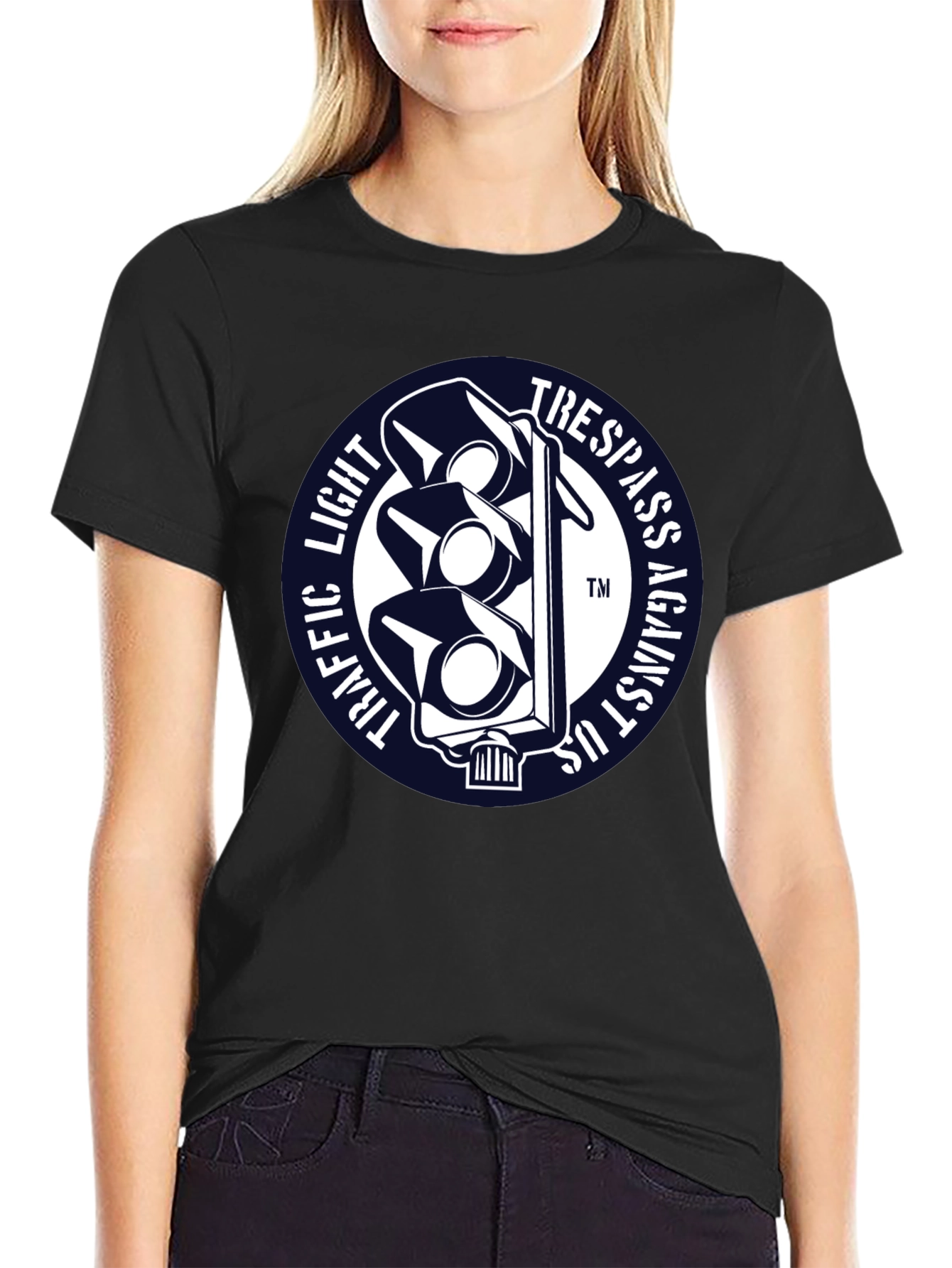 Traffic Light Against Us T-Shirt