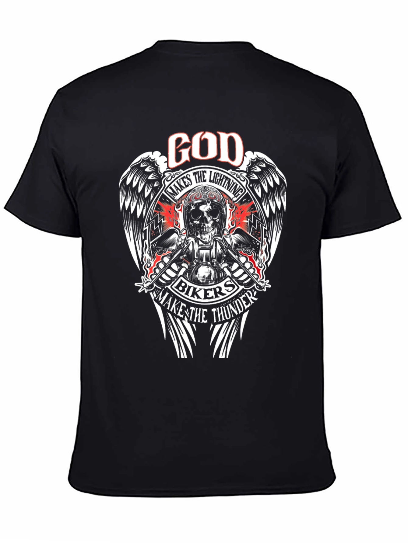 God Makes The Lightning Bikers T-Shirt