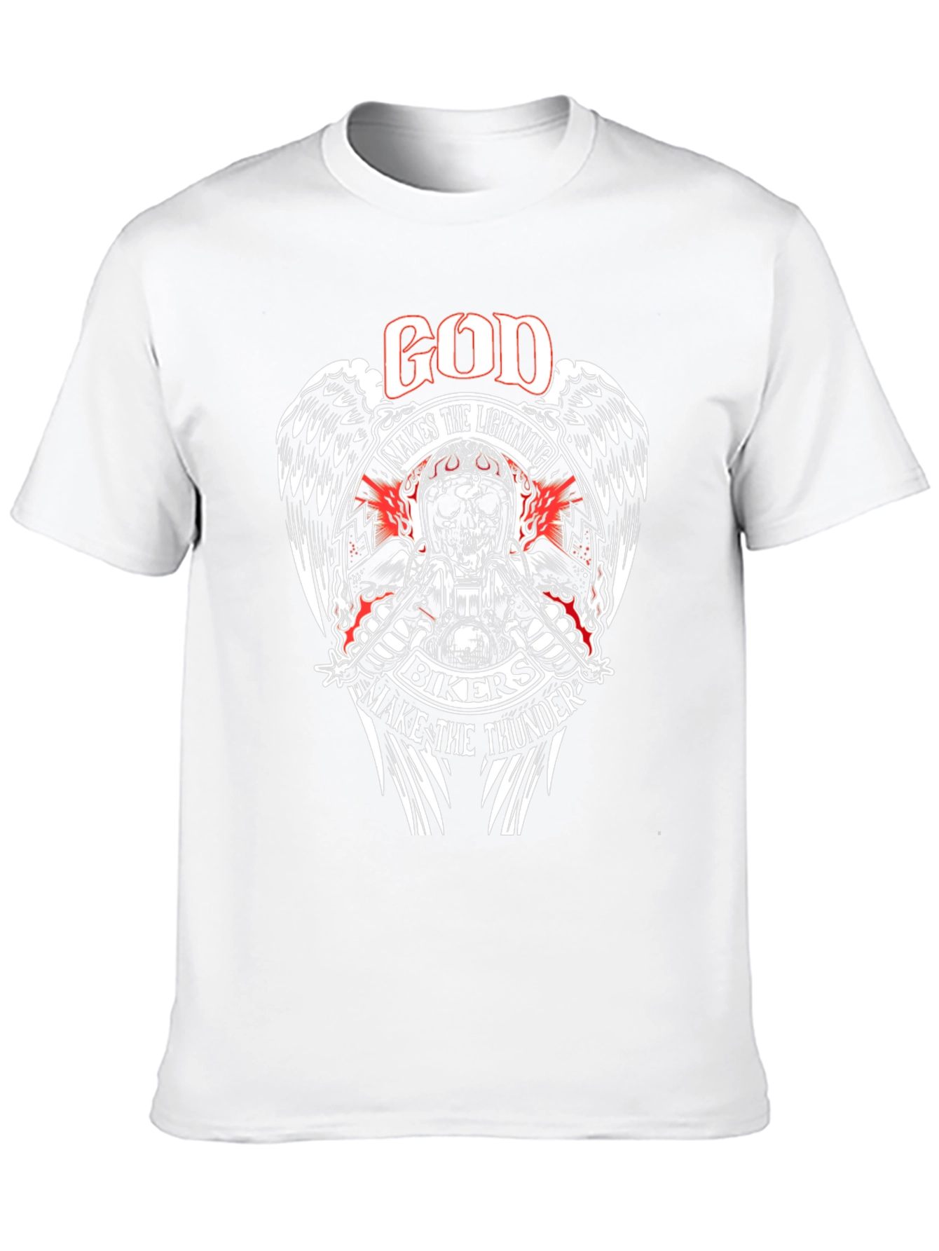 God Makes The Lightning Bikers T-Shirt