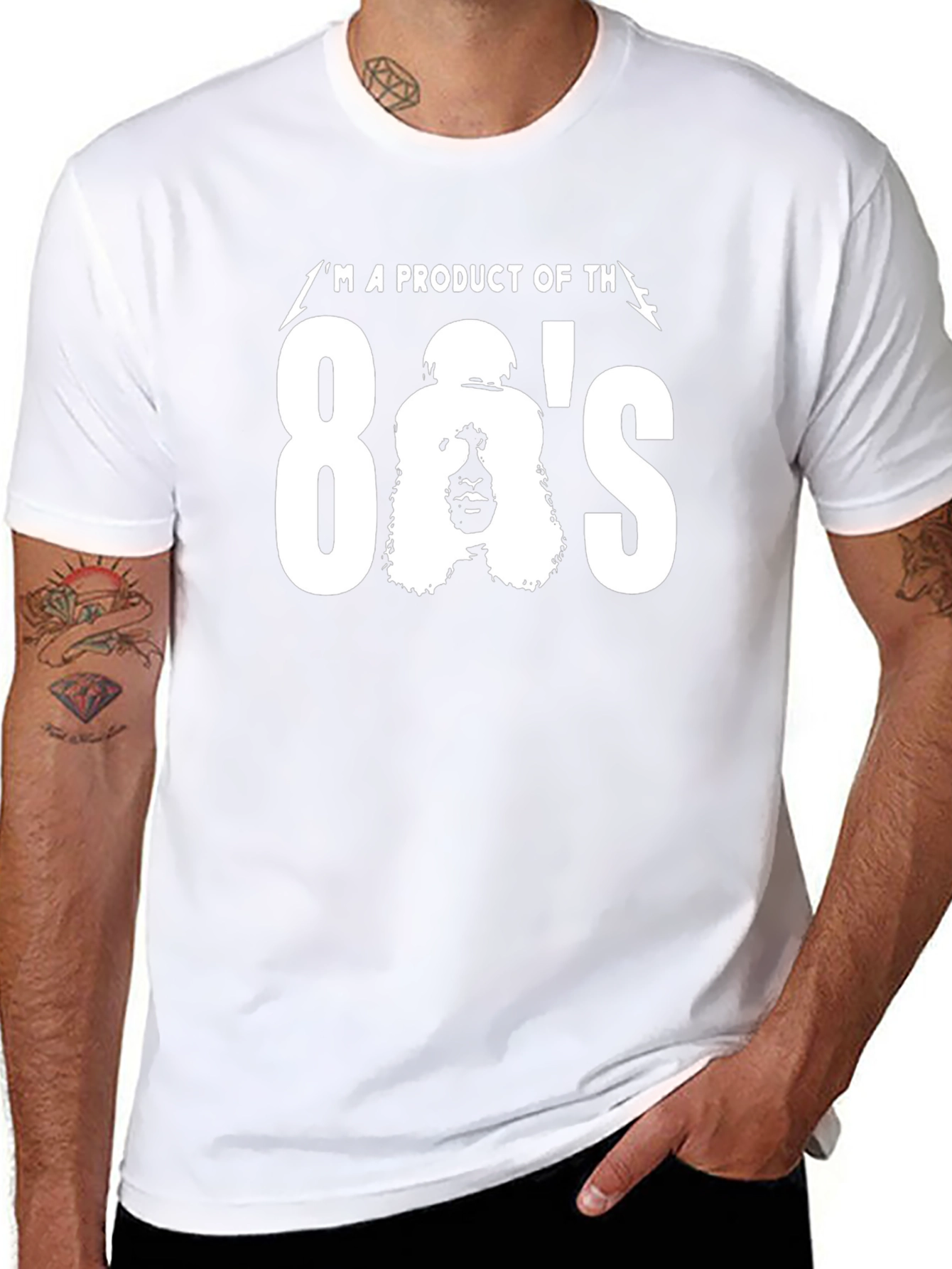 80s Product Graphic Tee - Retro Style