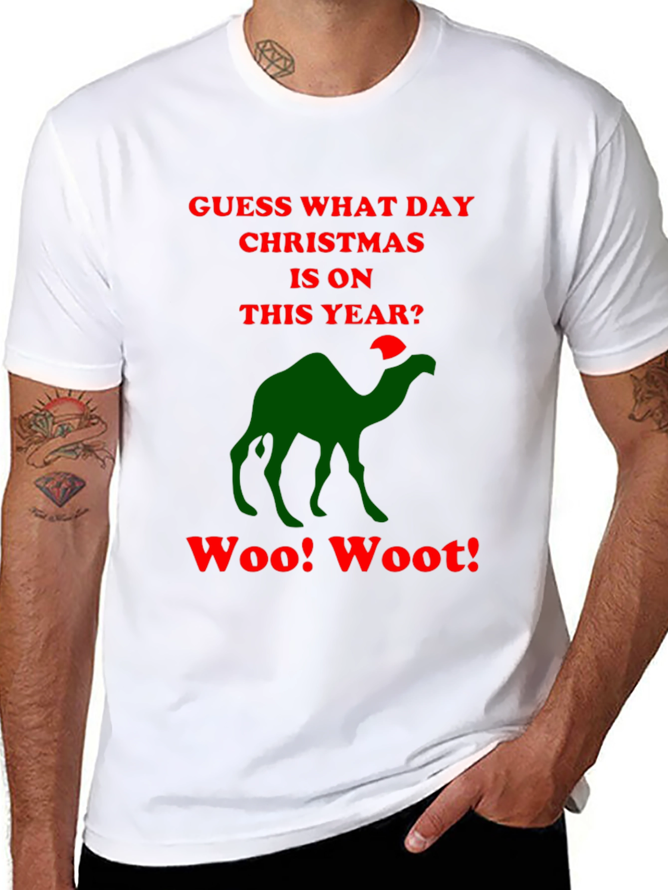 Guess What Day Camel Christmas Humor T-Shirt