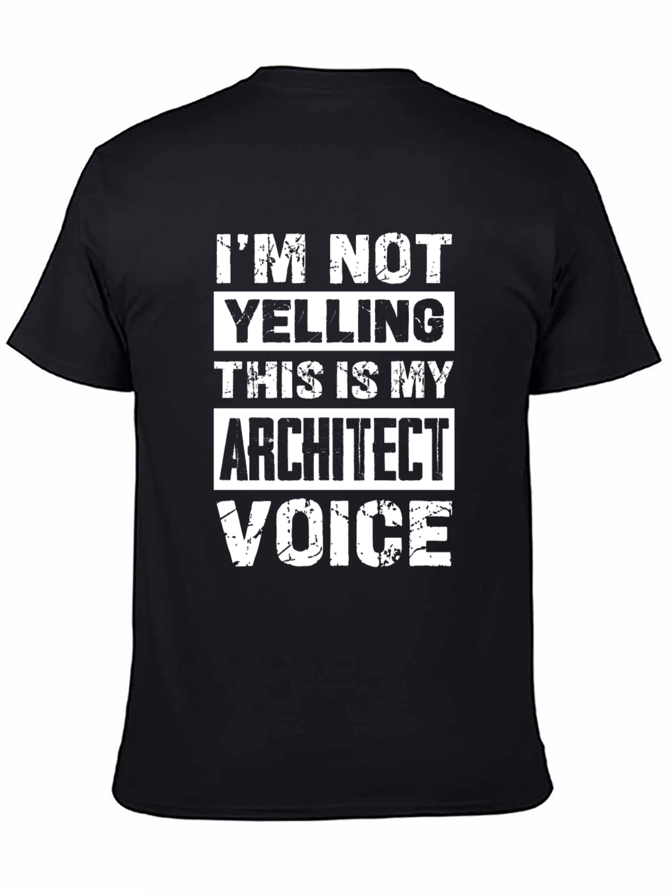 Architect Voice T-Shirt - Funny Profession Tee