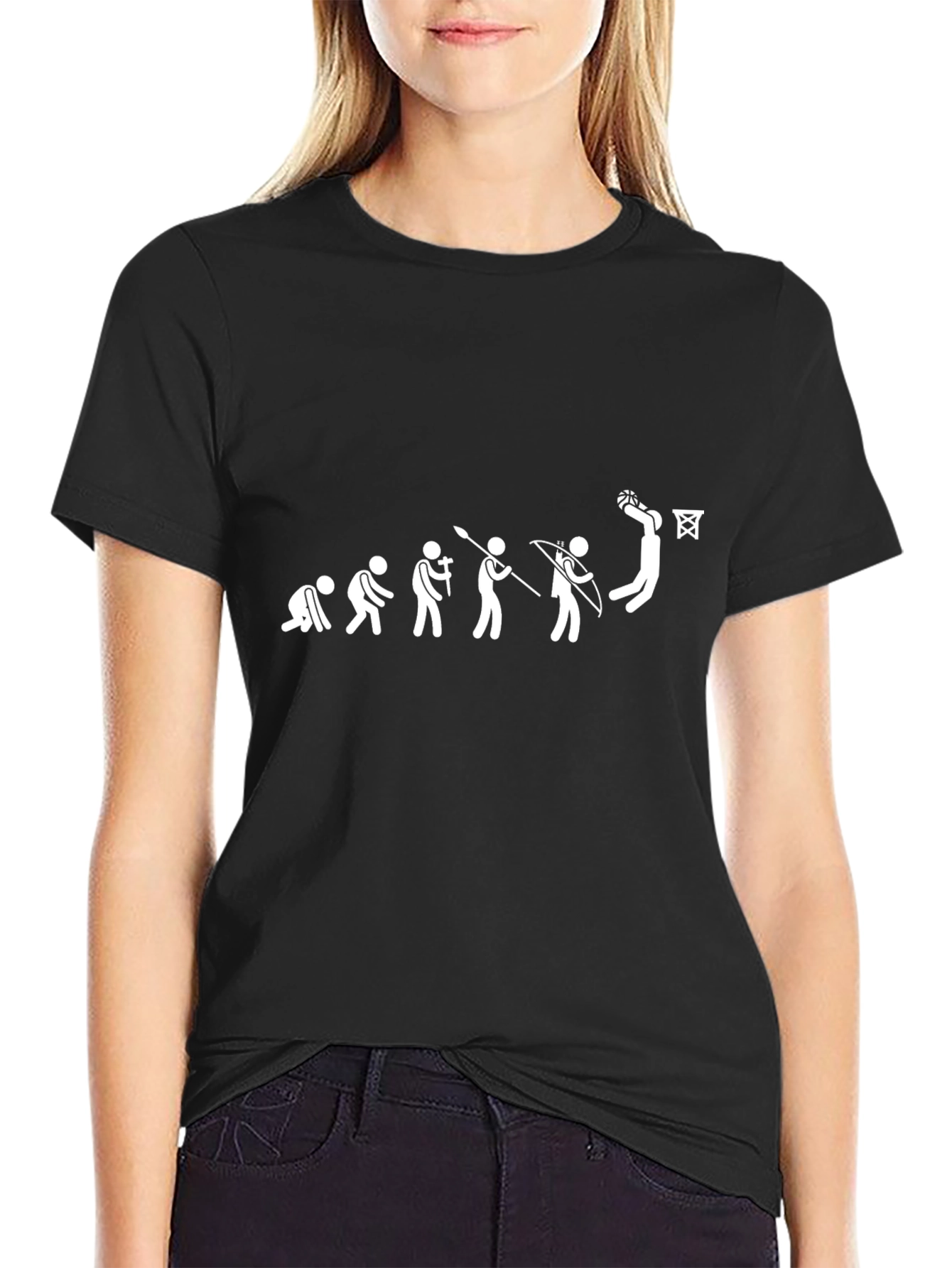 Basketball Evolution Graphic Tee