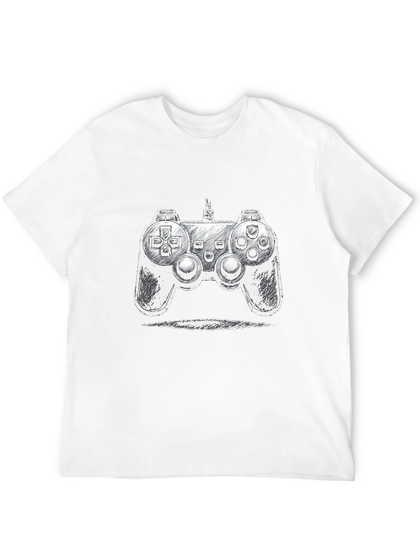 Gamer Console Graphic Tee - Stylish Black T-Shirt