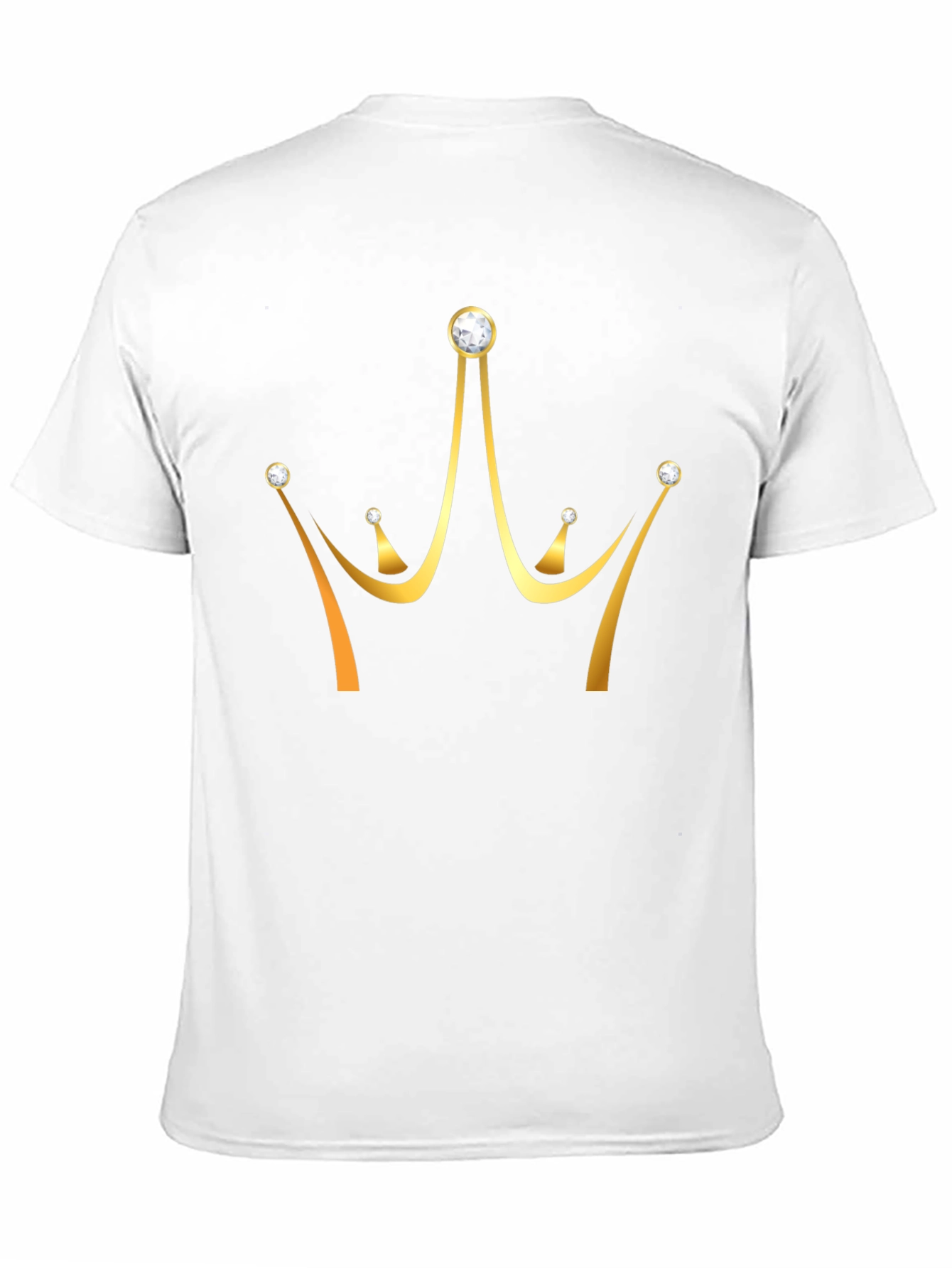 Golden Crown Graphic T-Shirt - Stylish Mens Tee