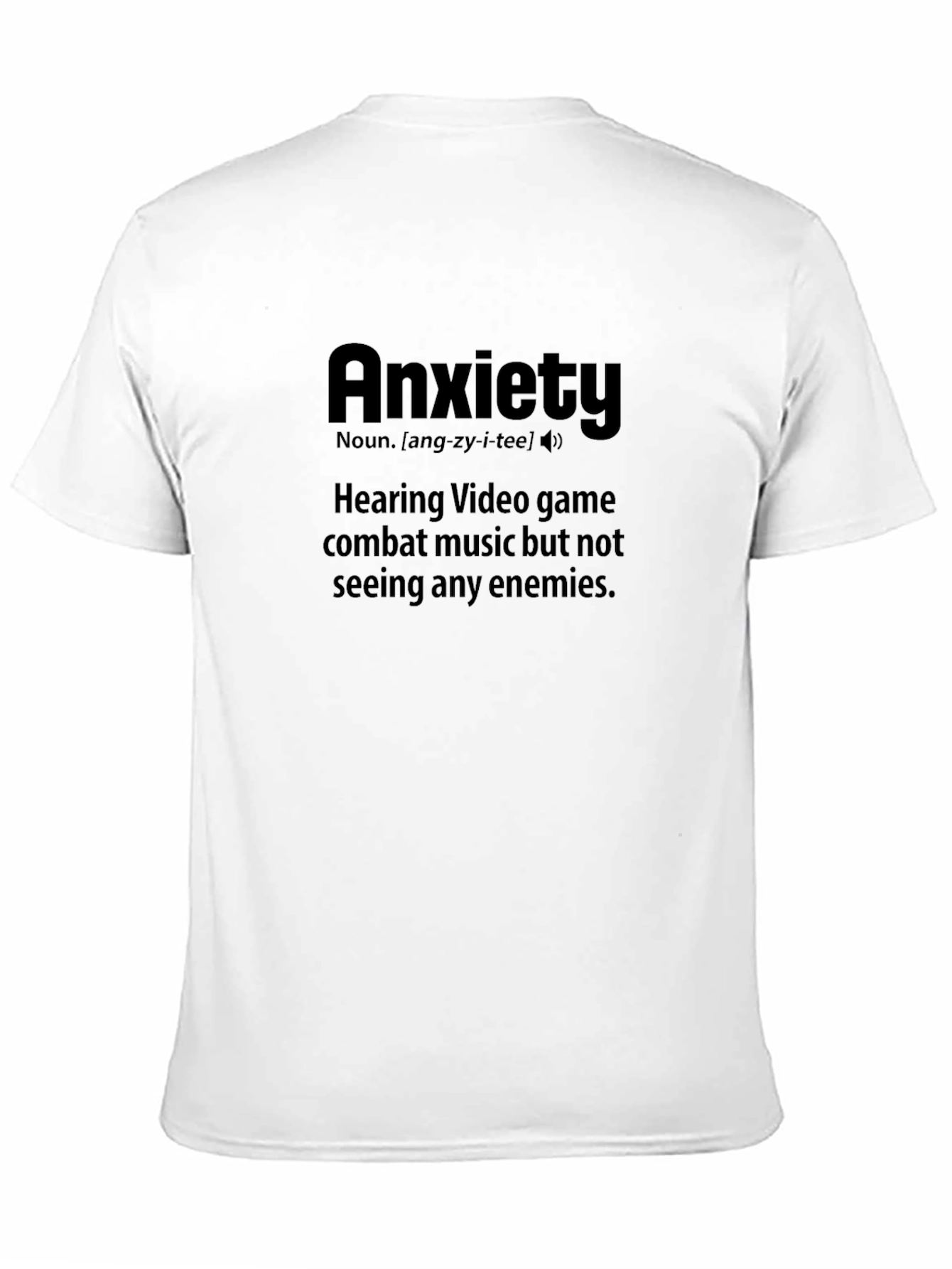 Anxiety Video Game Music T-Shirt